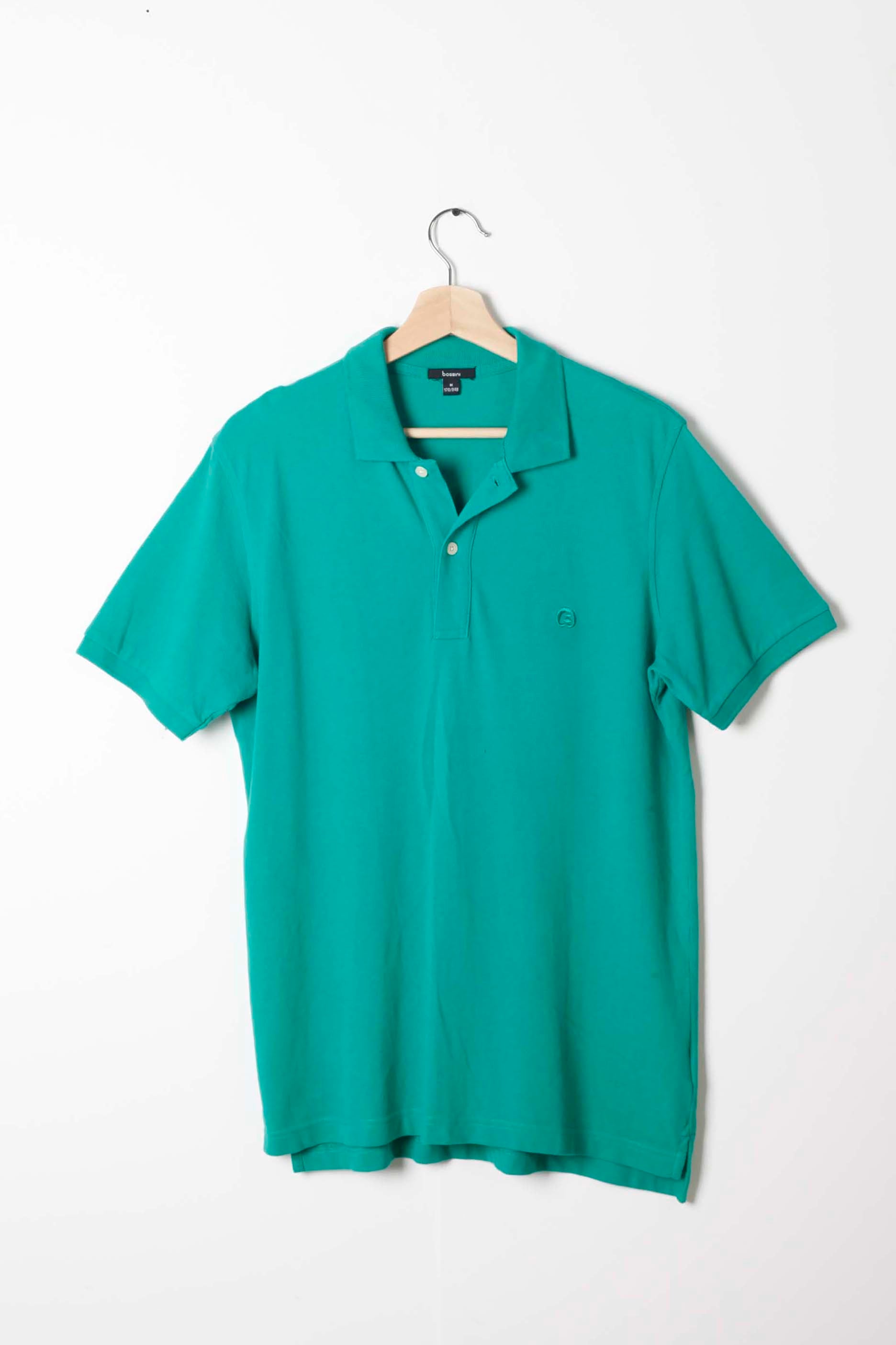 Mens Green Polo Shirt (Medium)