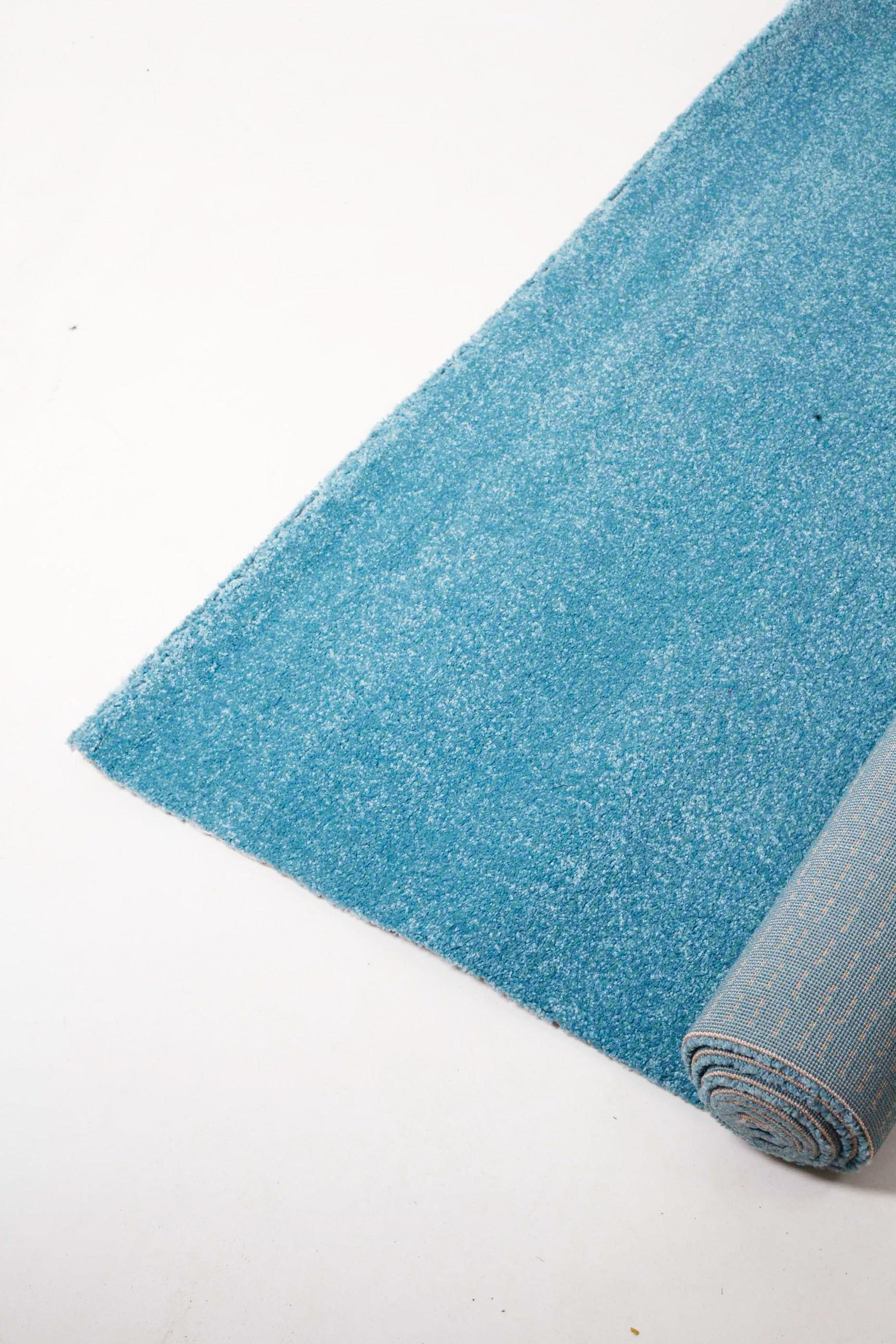 Aqua Blue Low-Pile Rug (2pcs available)