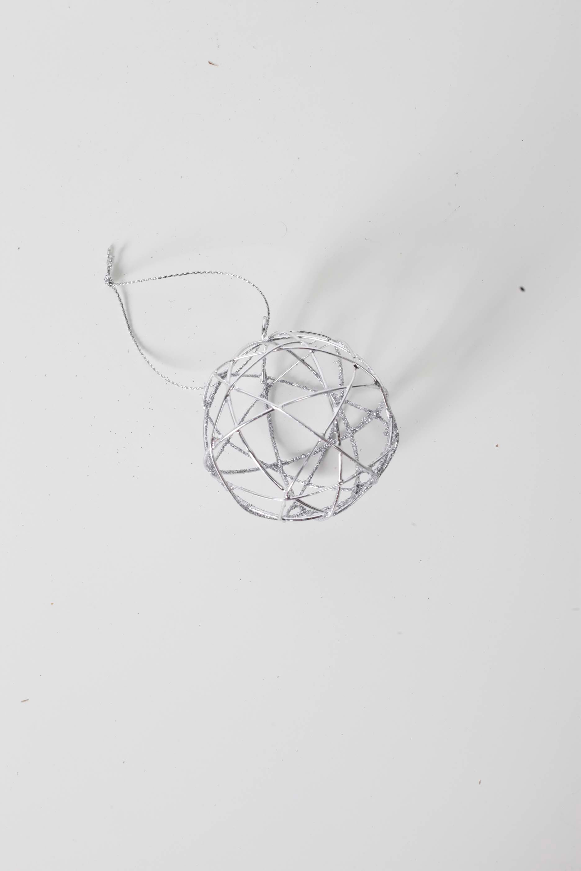 Star & Ball Wire Christmas Bauble - Set of 6