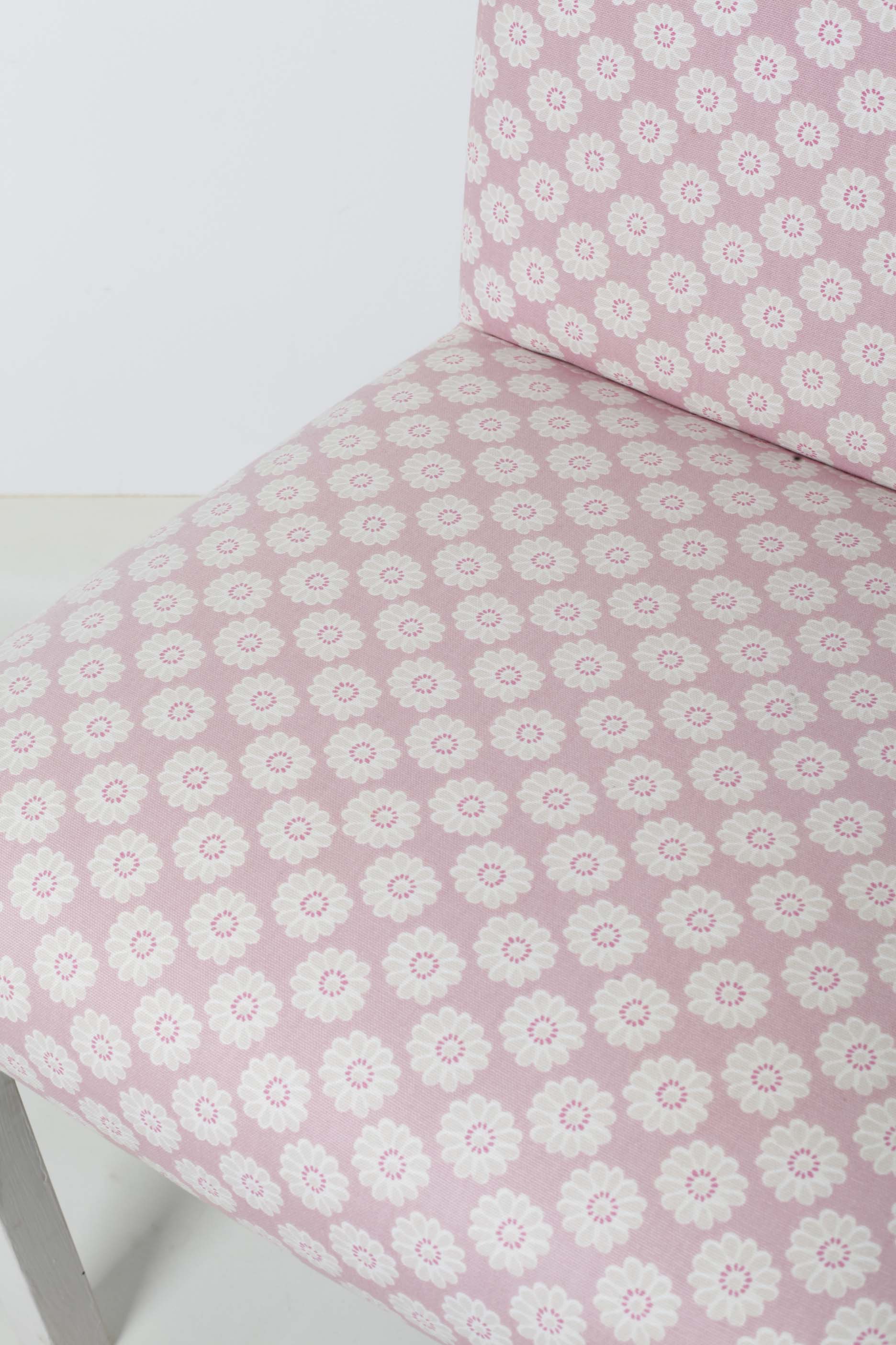 Pink Patterned Dining Chair