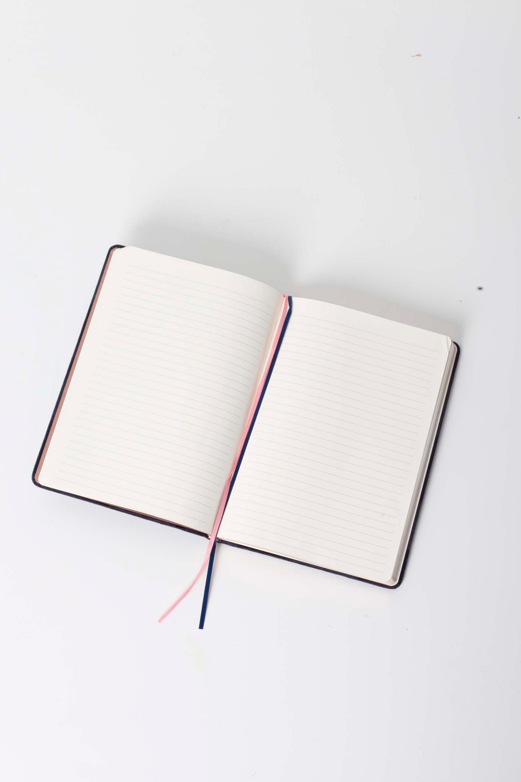 Navy Suede Notebook