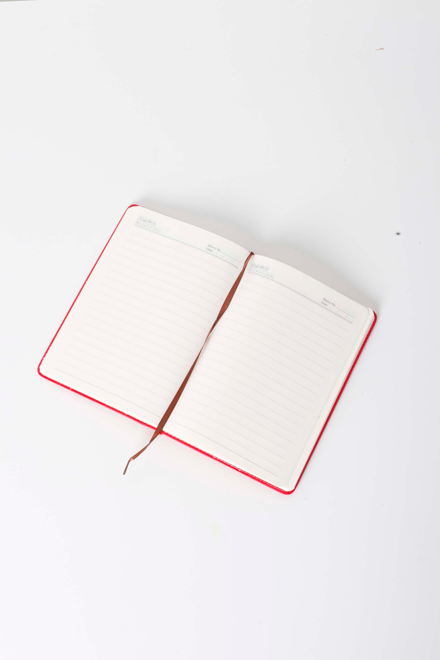 Red Leather-bound Notebook