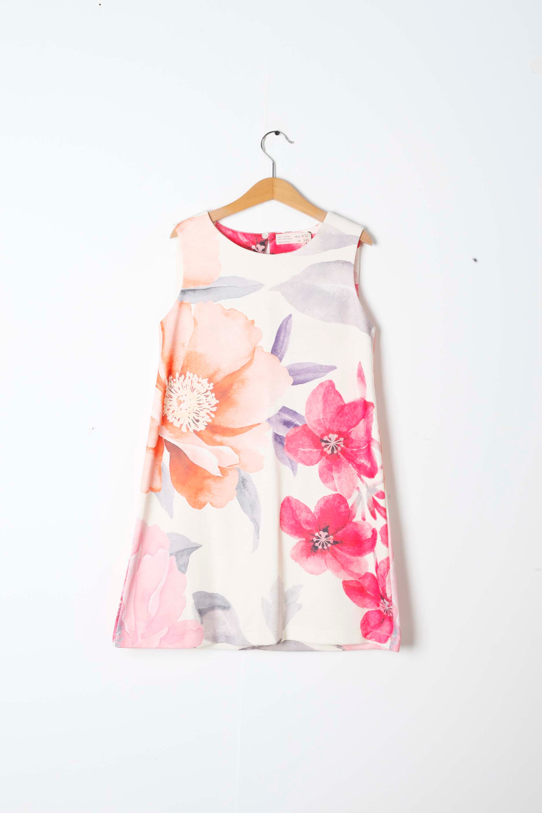 Girls Floral Print Dress