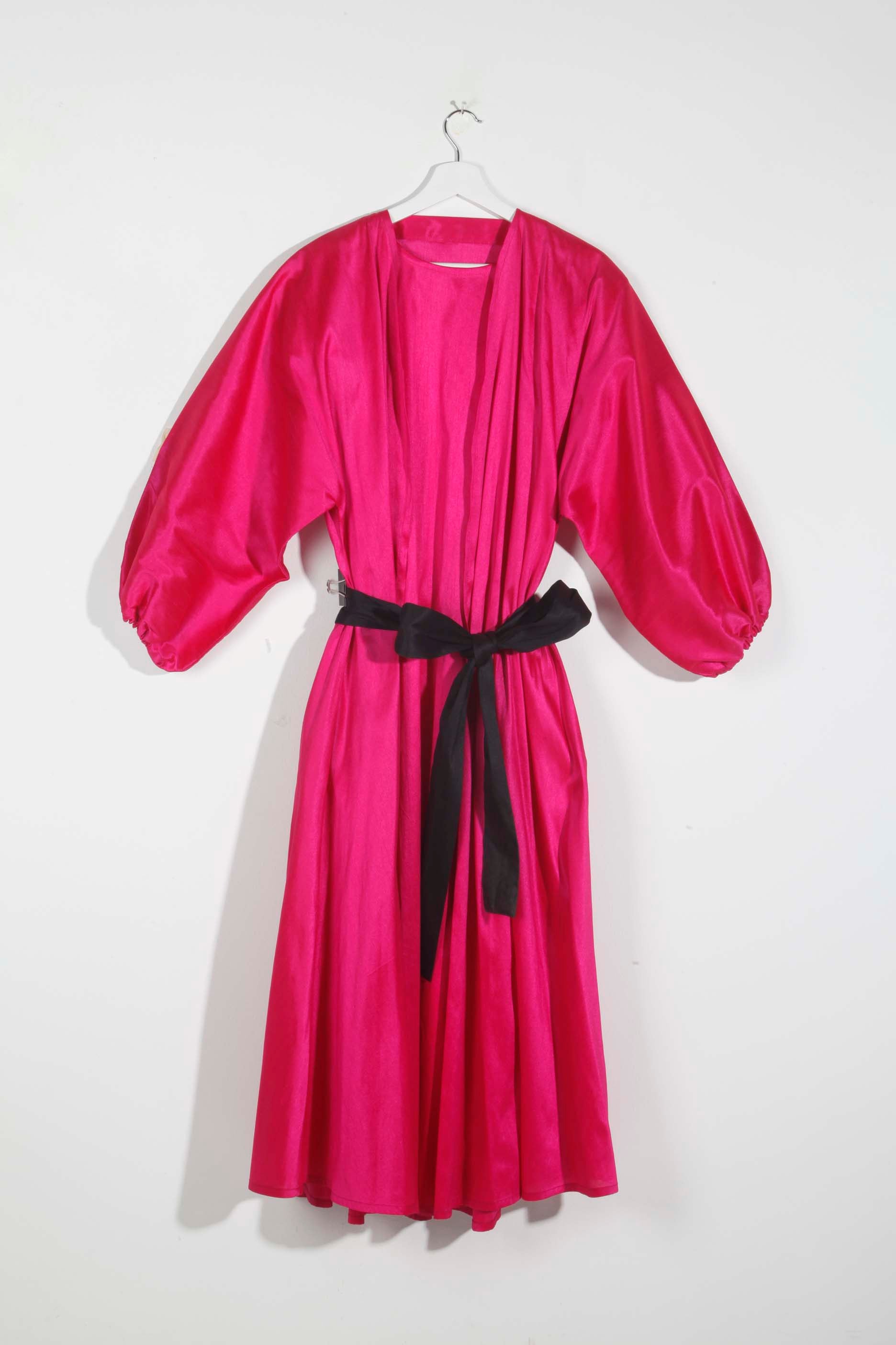 Hot Pink Abaya and Underdress