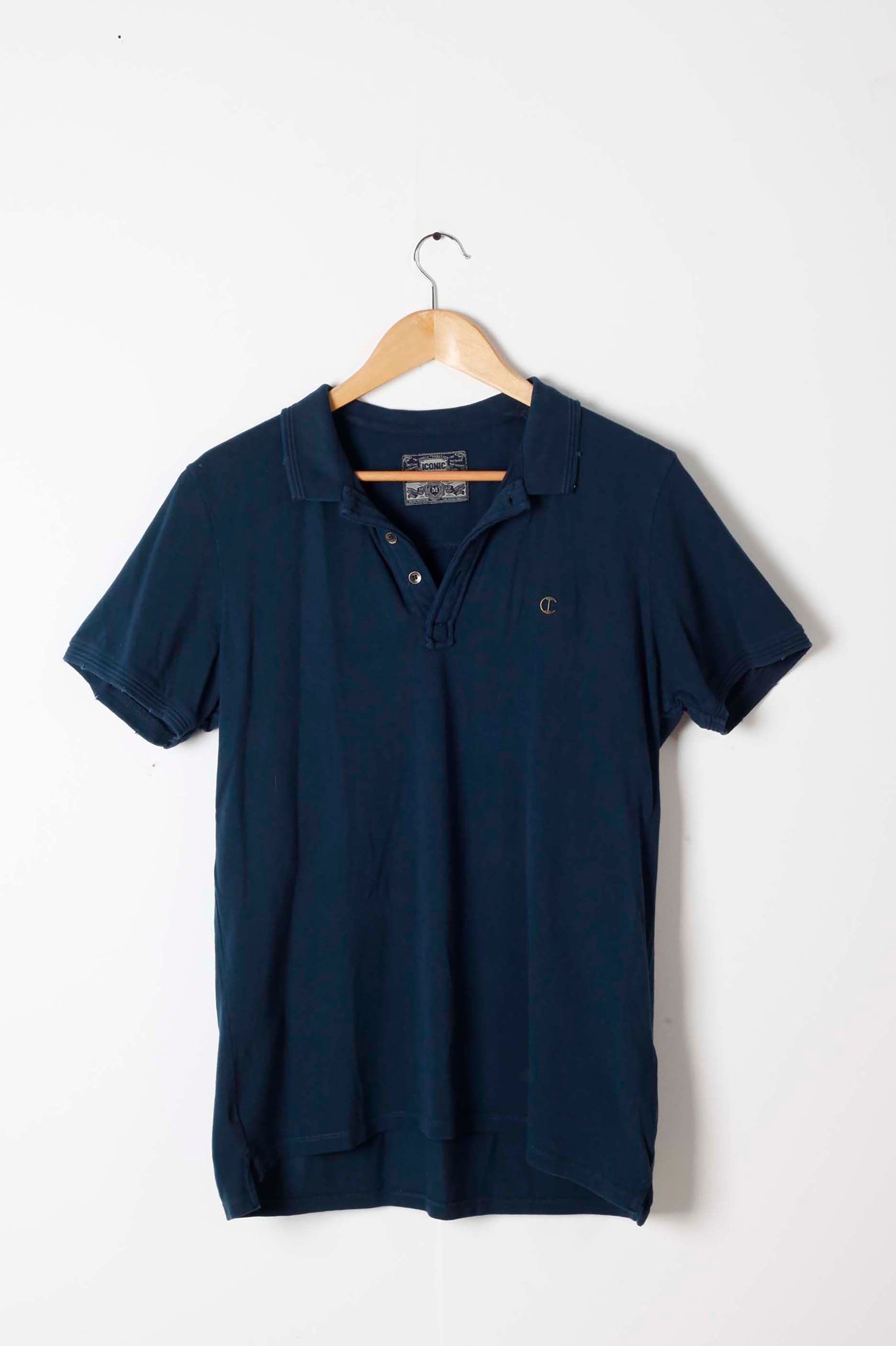 Mens Navy Blue Polo Shirt