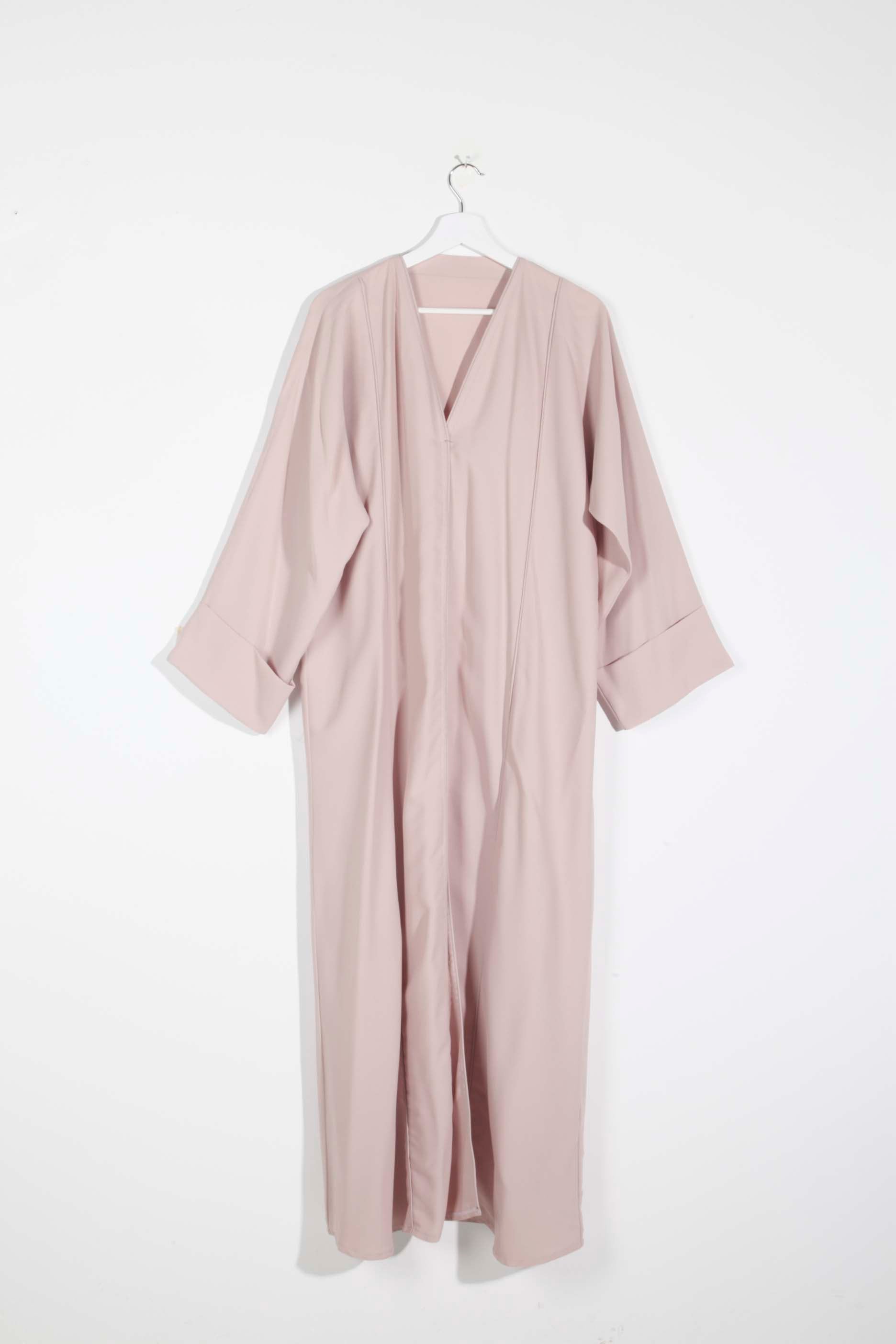 Pale pink abaya