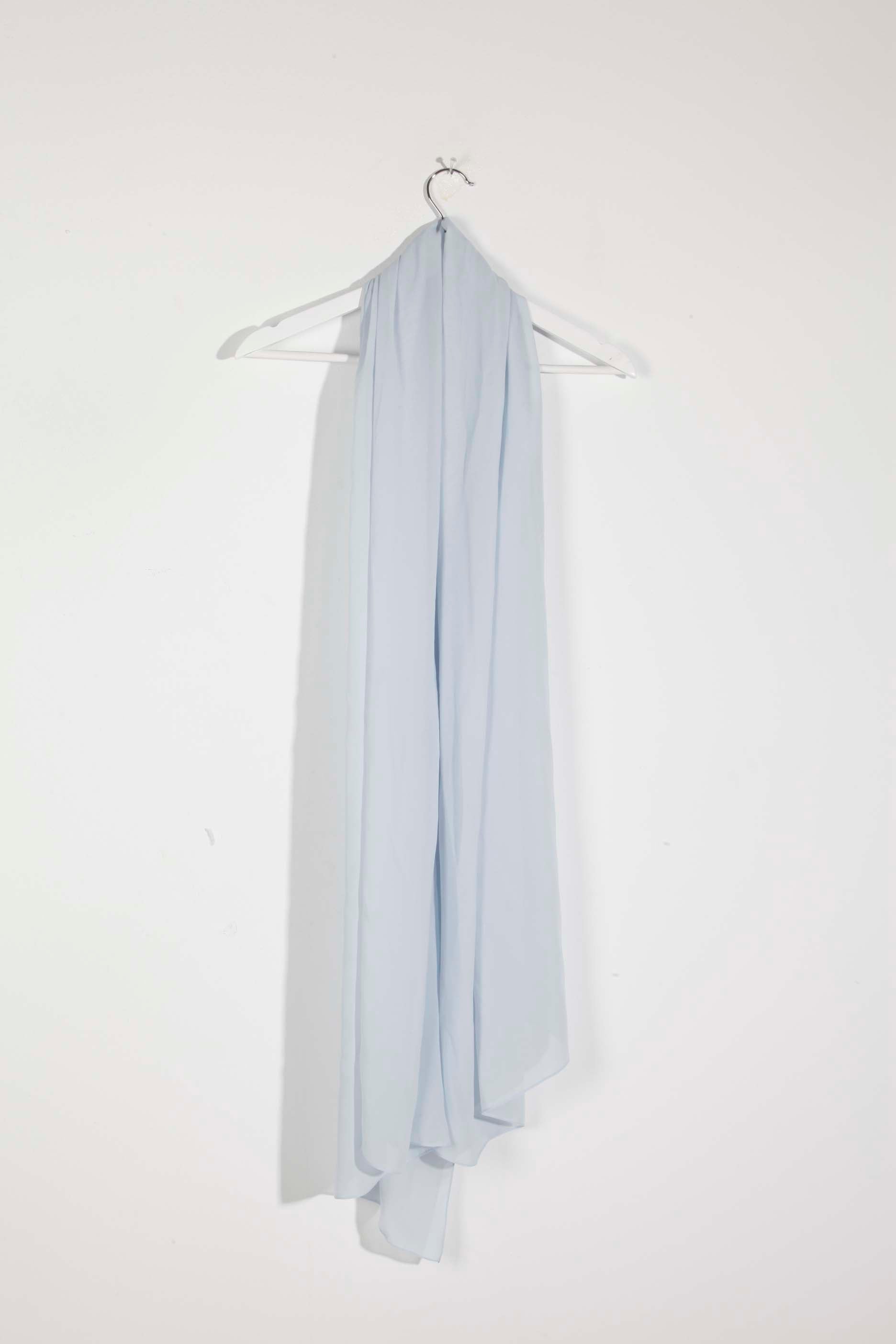 Baby Blue Chiffon abaya (IMPERFECT)