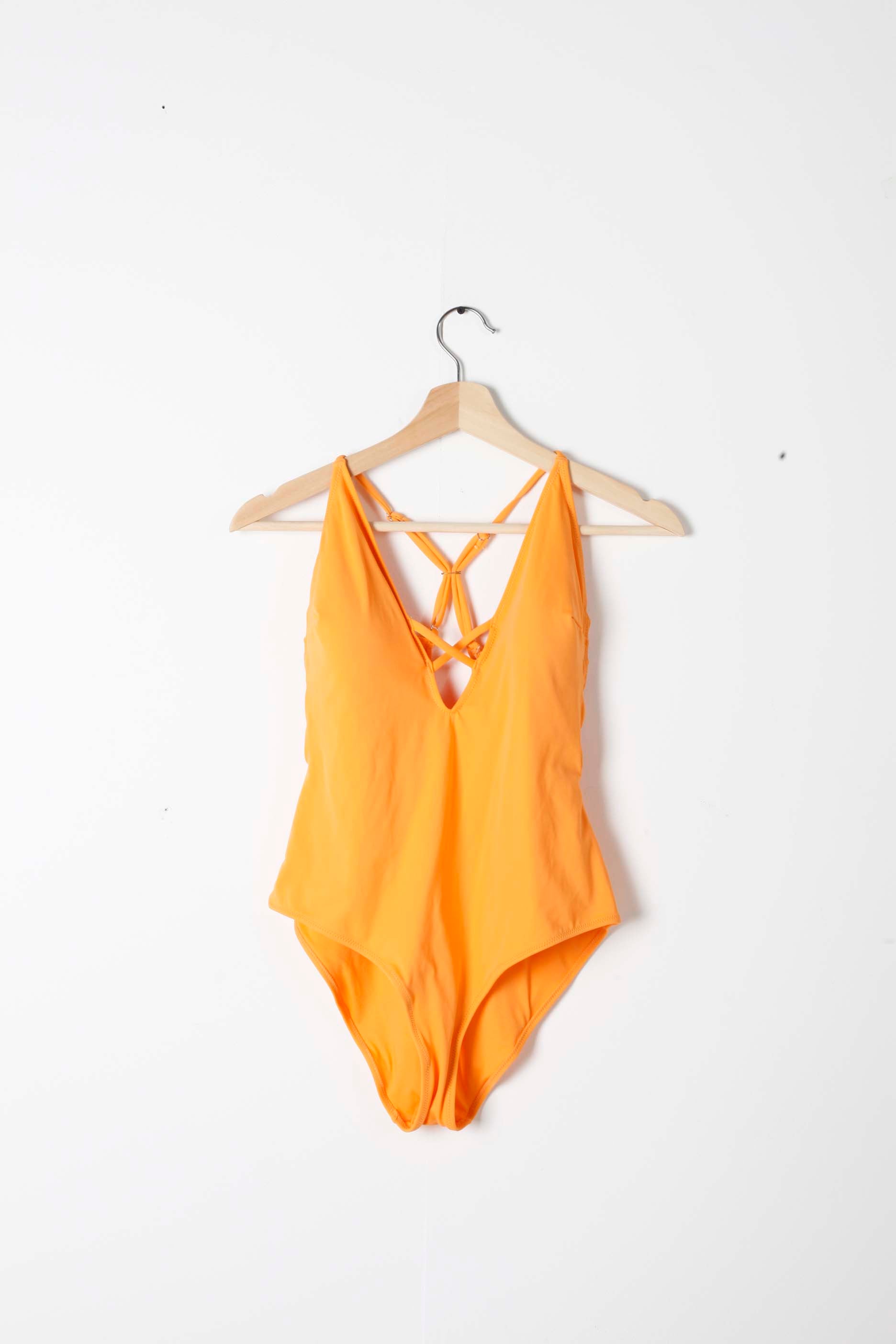 Orange Cross-Back Swimsuit (Medium/Large)