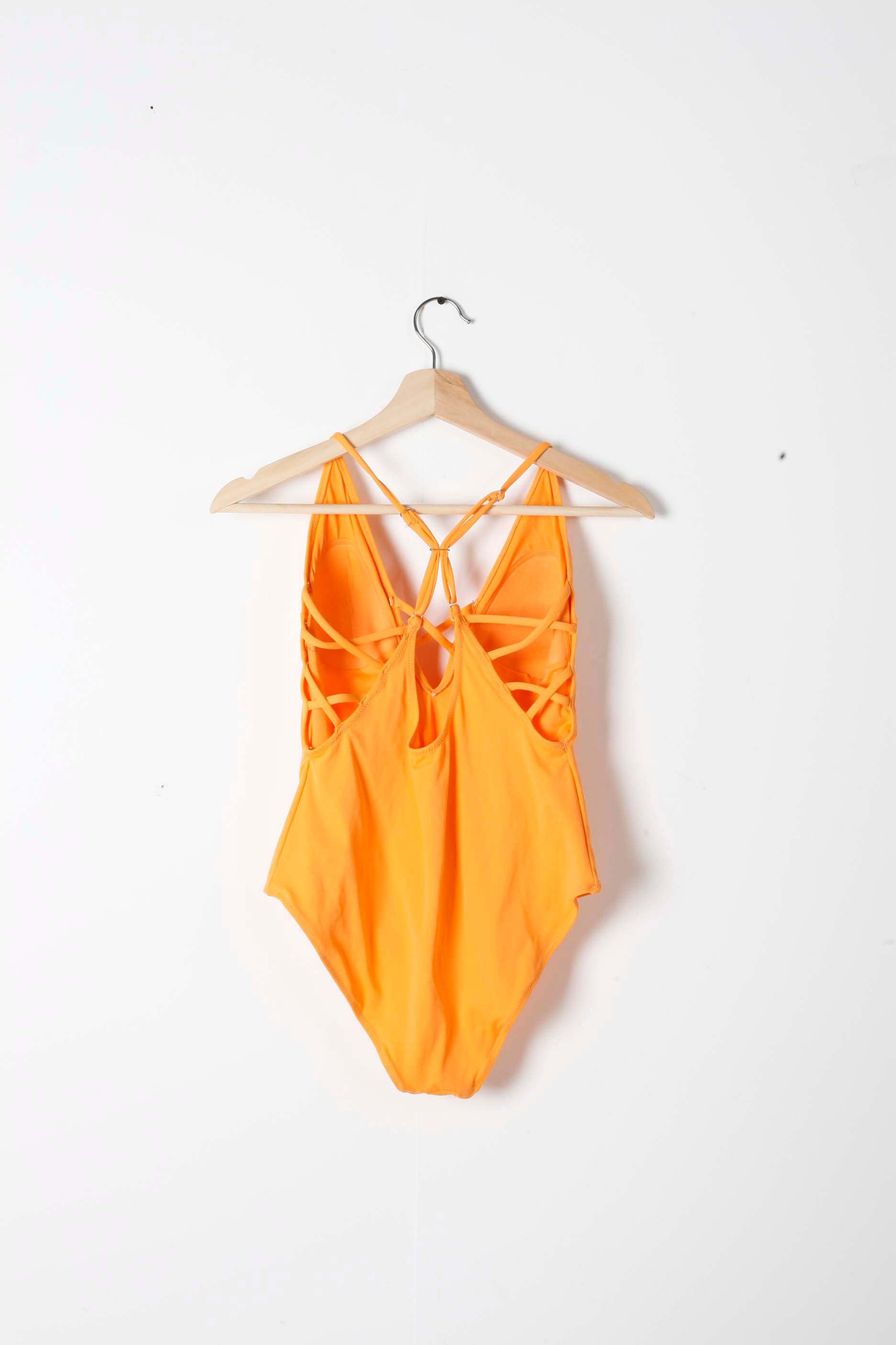 Orange Cross-Back Swimsuit (Medium/Large)