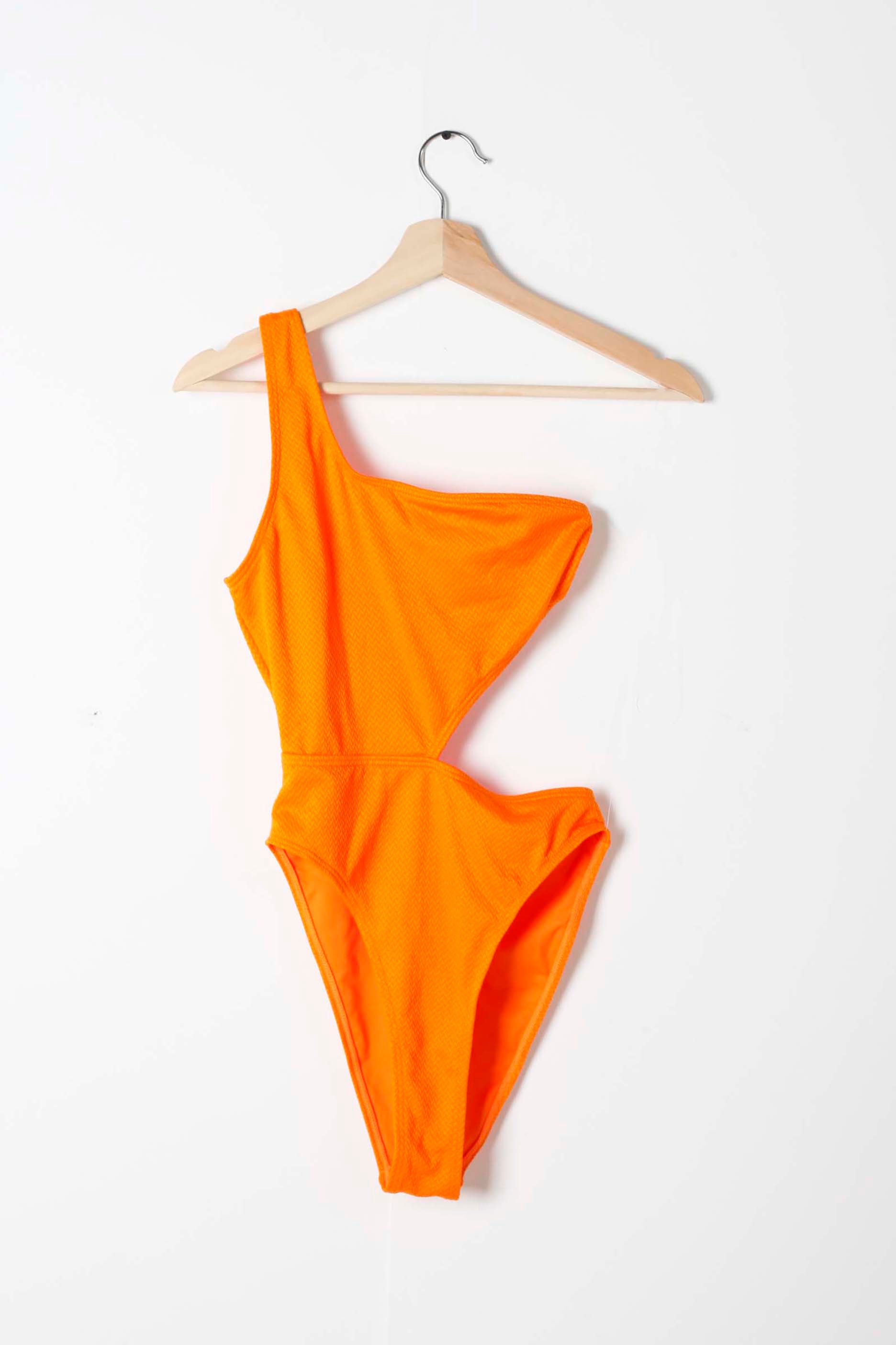 Orange Cut-Out Swimsuit (Medium)