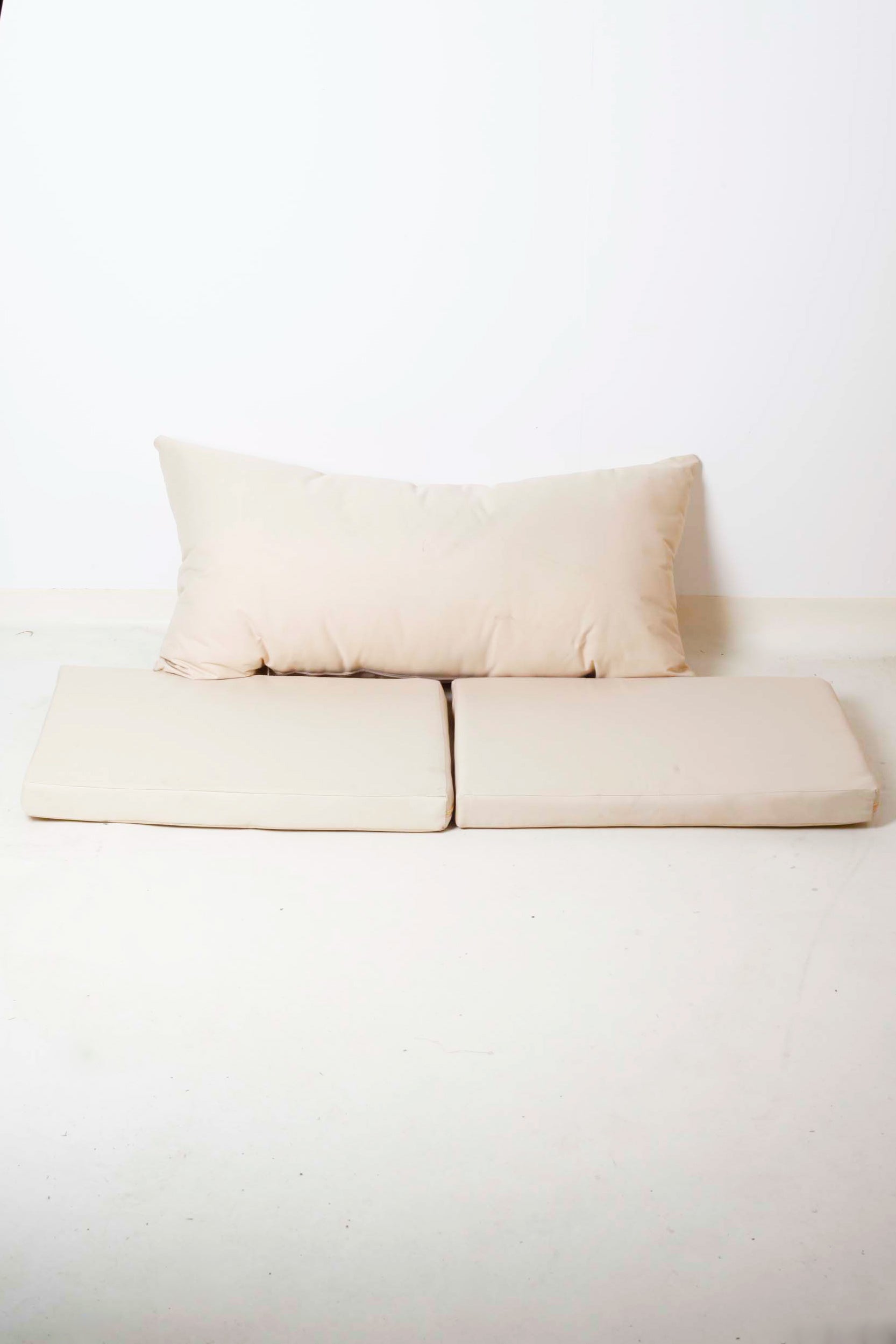 Large Floor Cushion Set in Off-White