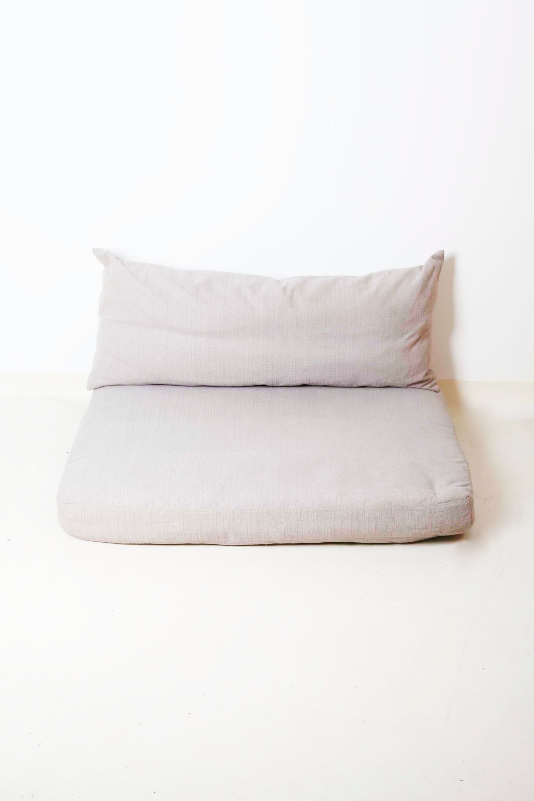 Large Floor Cushions in Grey