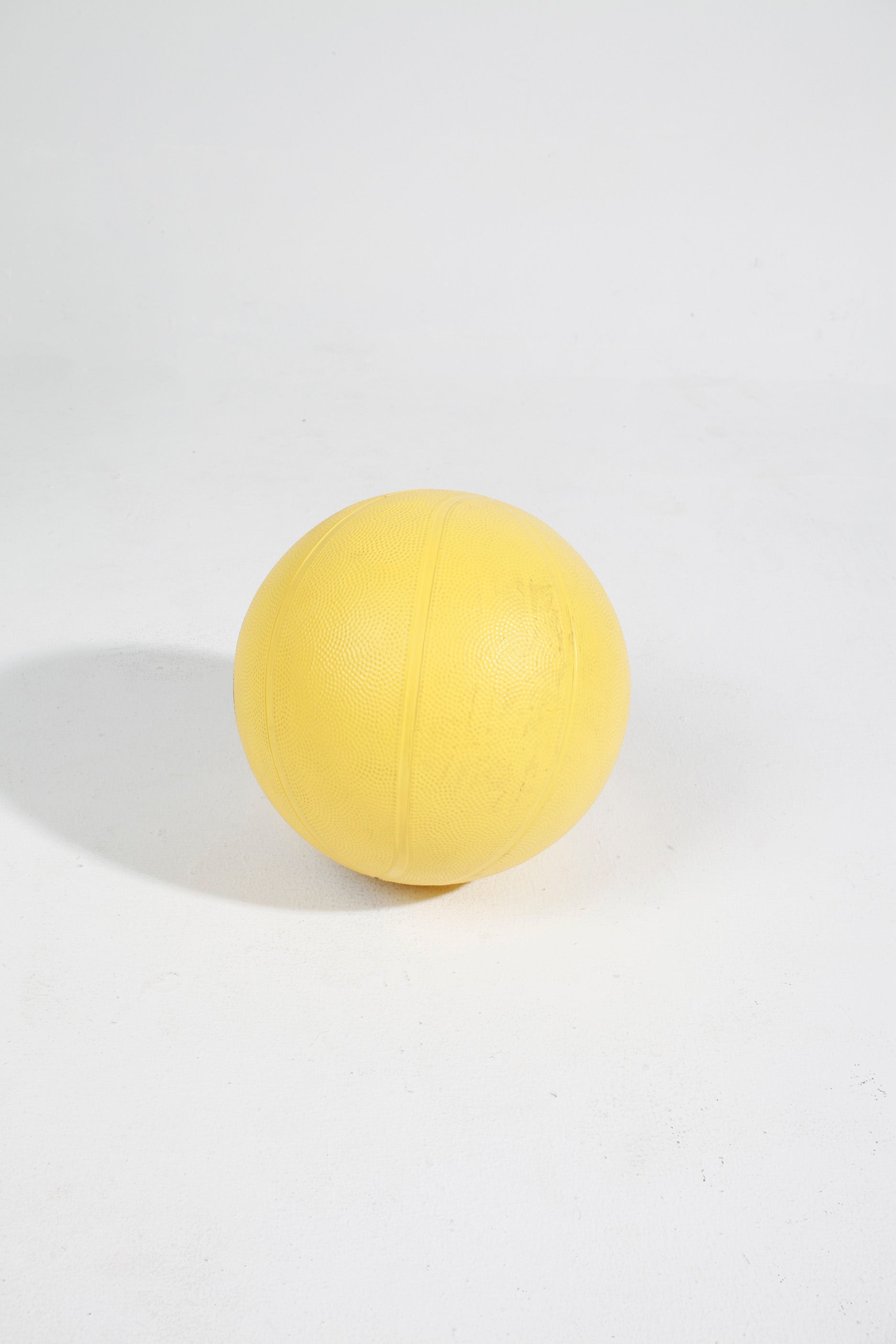 Yellow Basketball with Heart