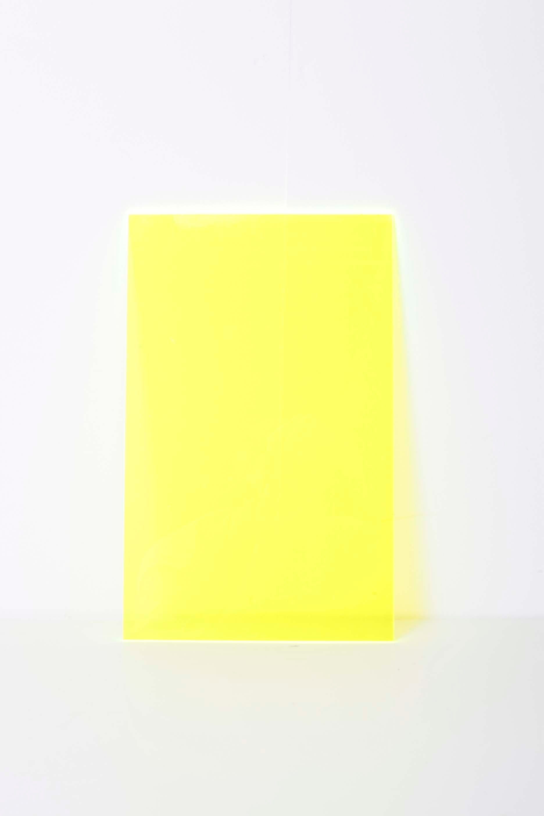 Neon Yellow Rectangular Acrylic Sheet