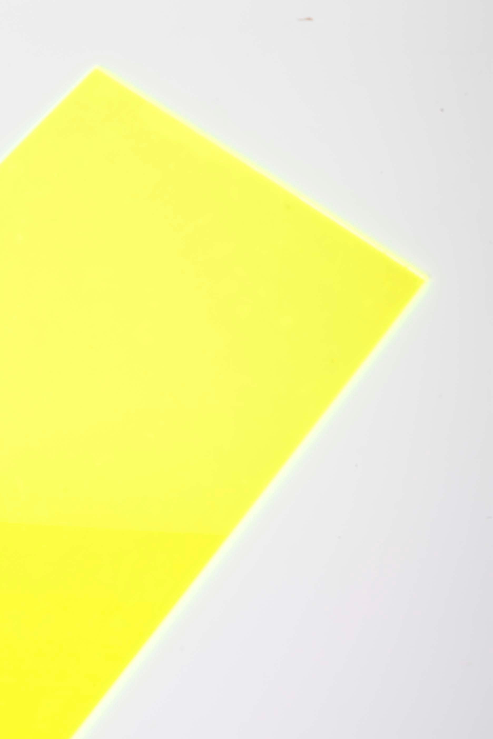 Neon Yellow Rectangular Acrylic Sheet