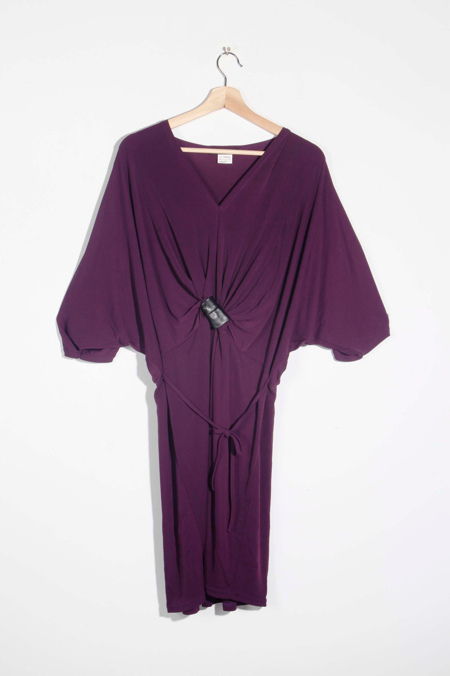 Purple Batwing Draped Dress Eu40-42)