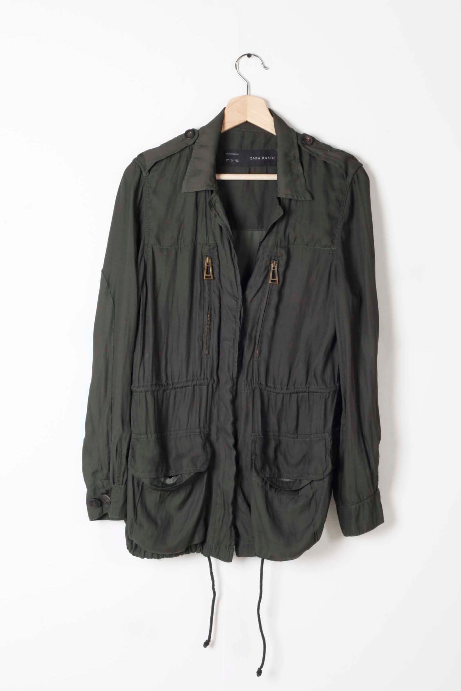Khaki Green Utility Jacket