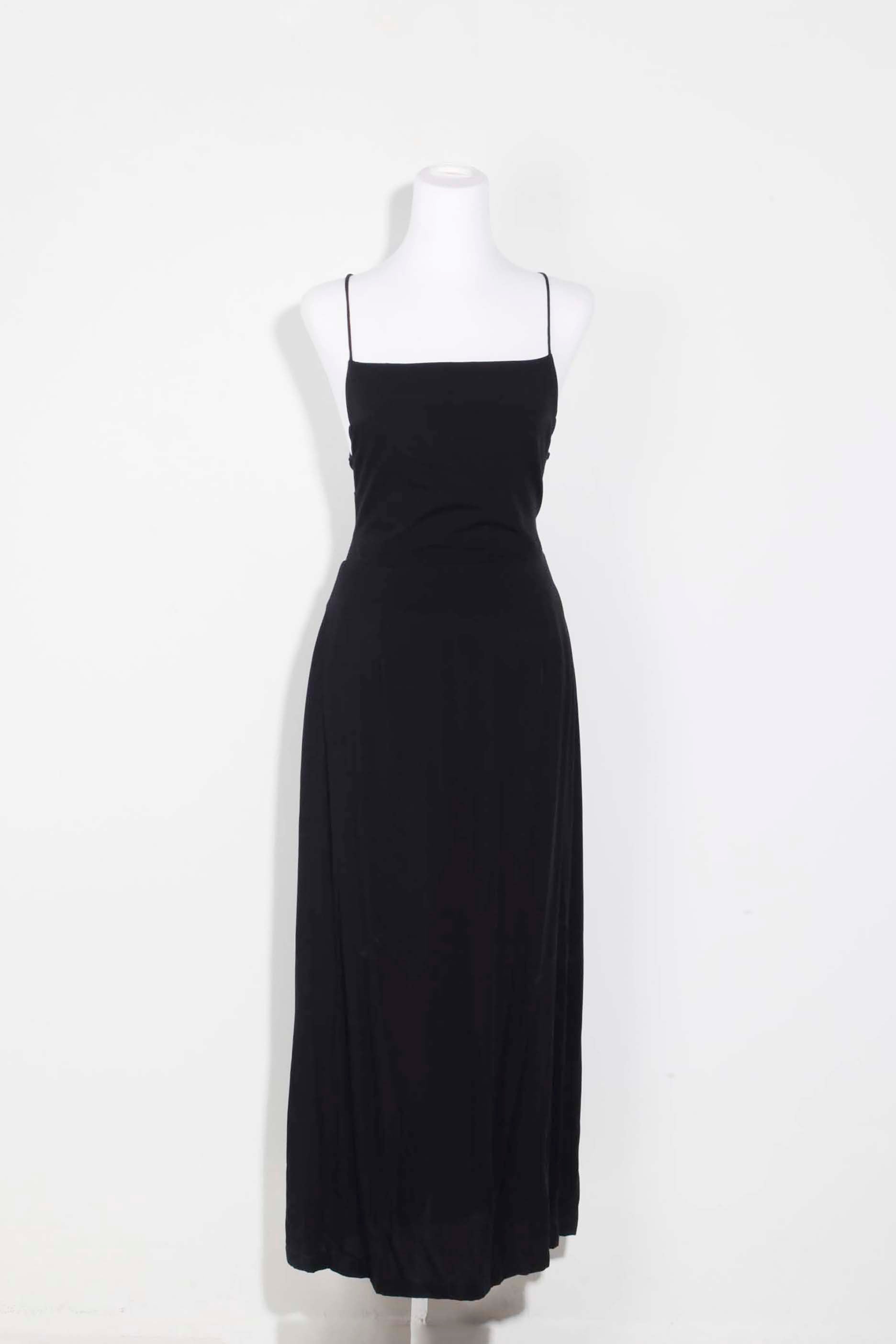 Black Open-Back Dress (Xsmall)