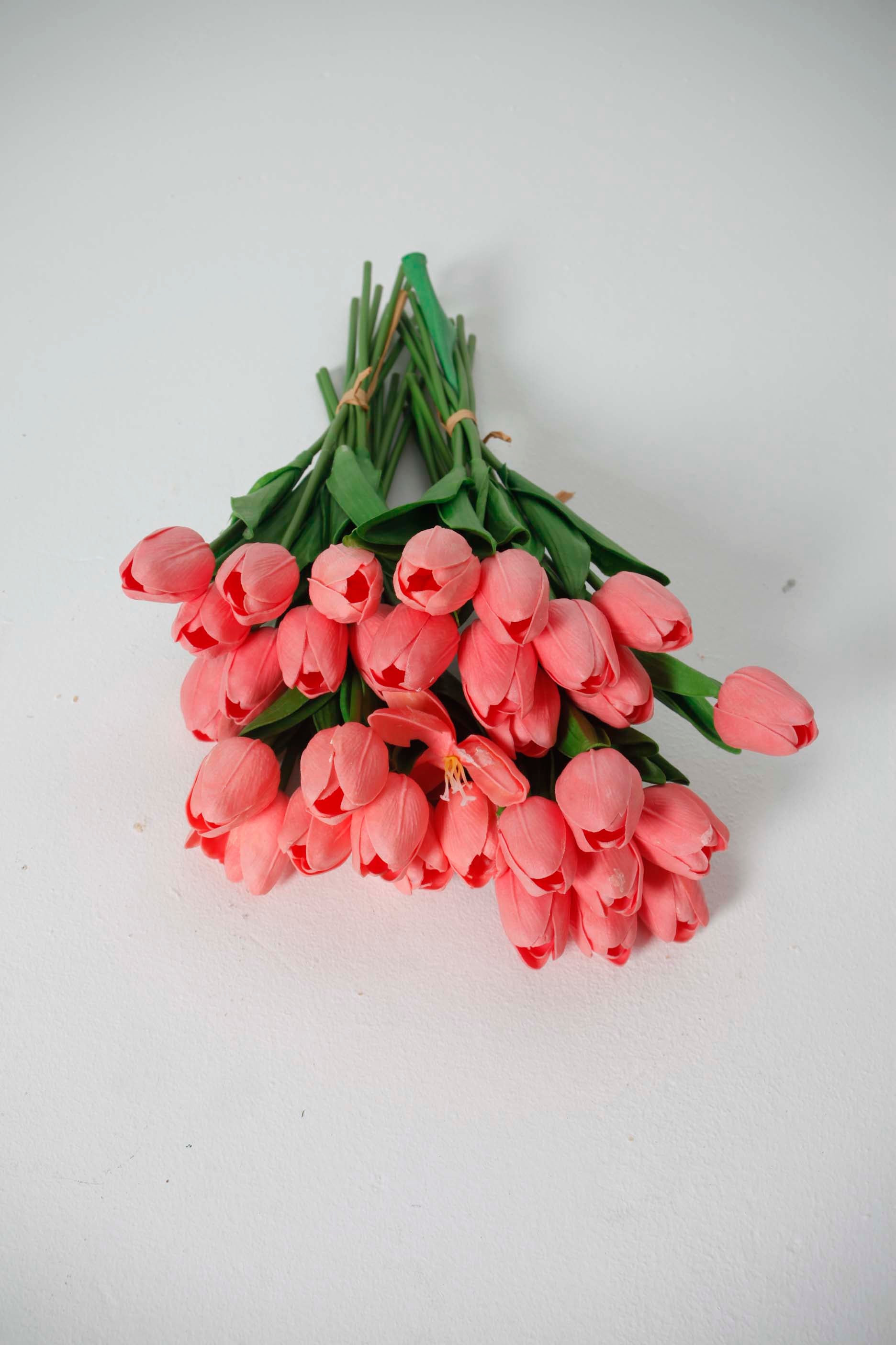 Fake Pink Flowers - Tulips