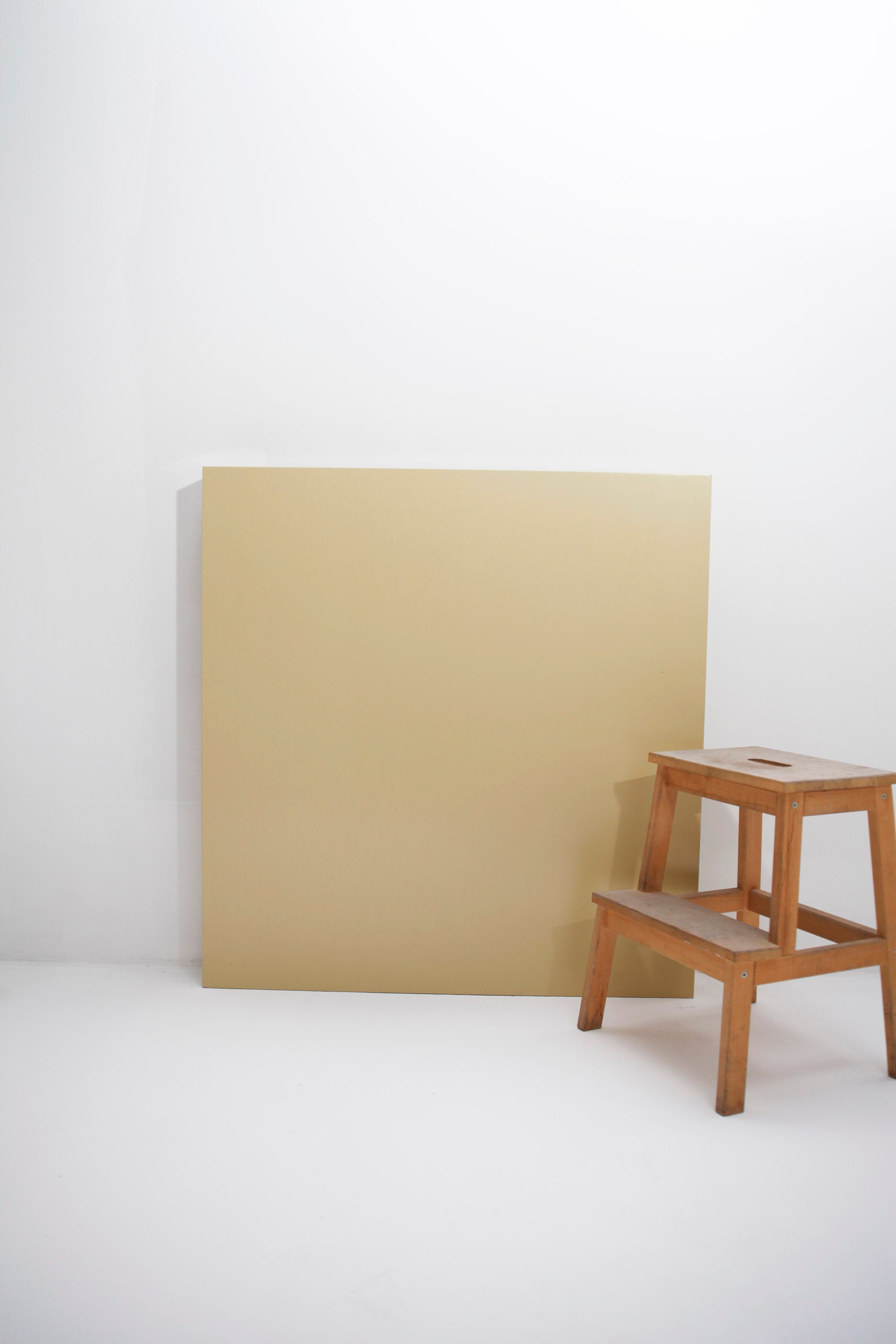 Square Block Plinth in Beige (100cm x 100cm)