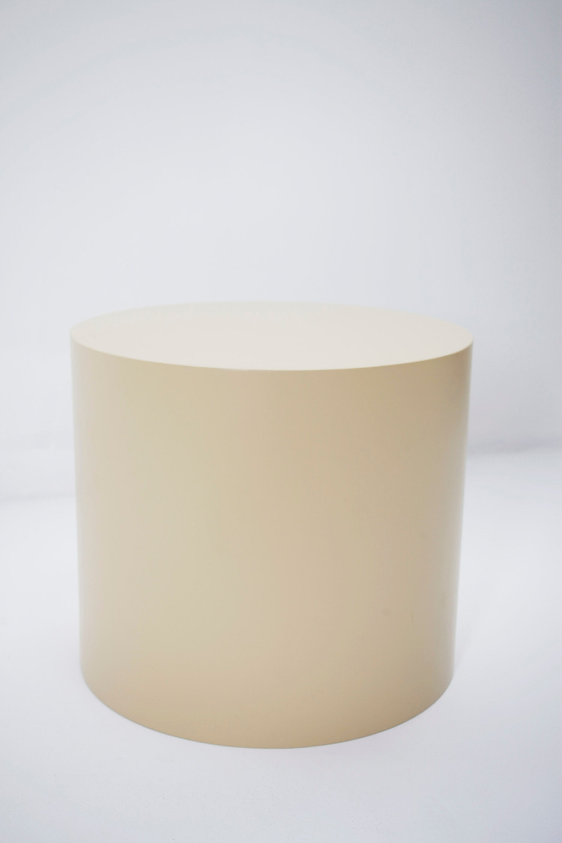 Beige Cylinder Block Plinth