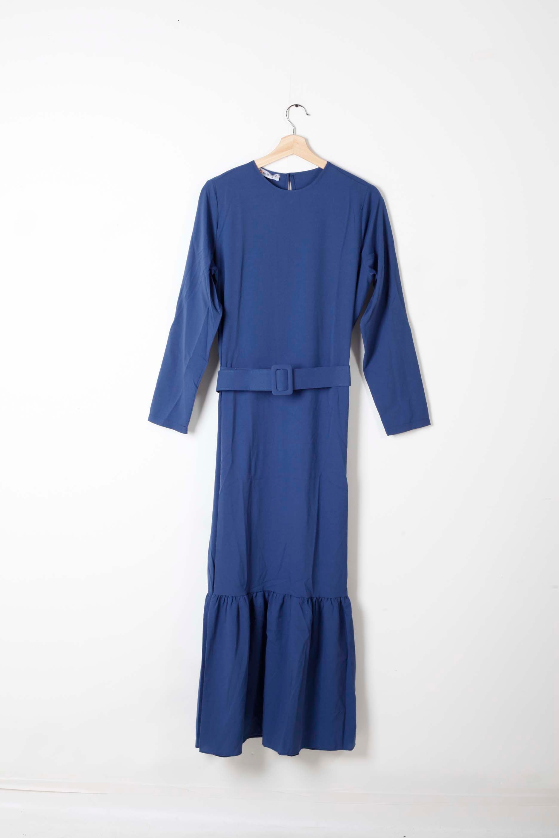 Blue Modest Dress