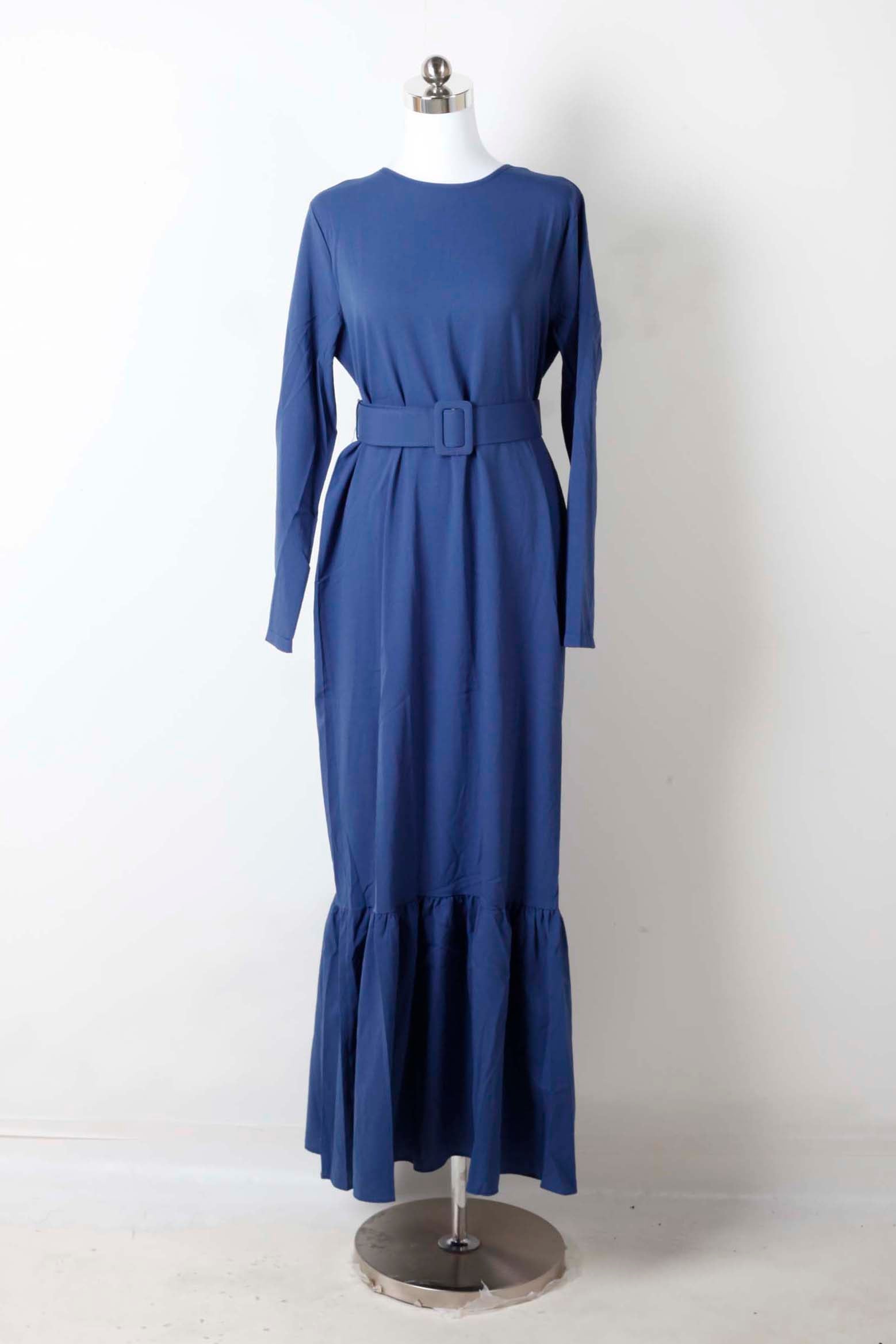 Blue Modest Dress