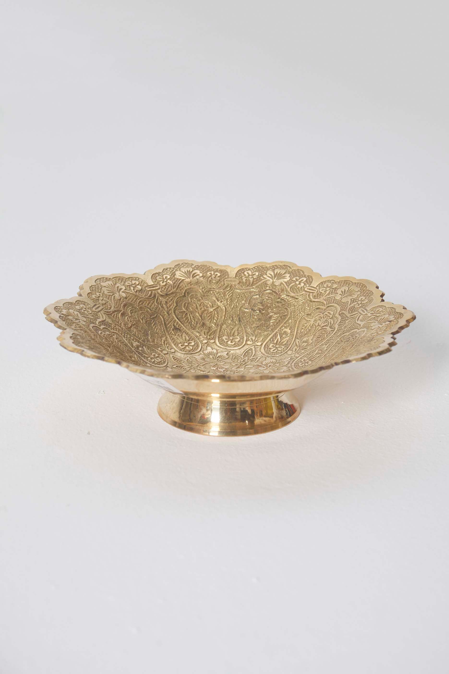 Decorative Gold Fruit Bowl