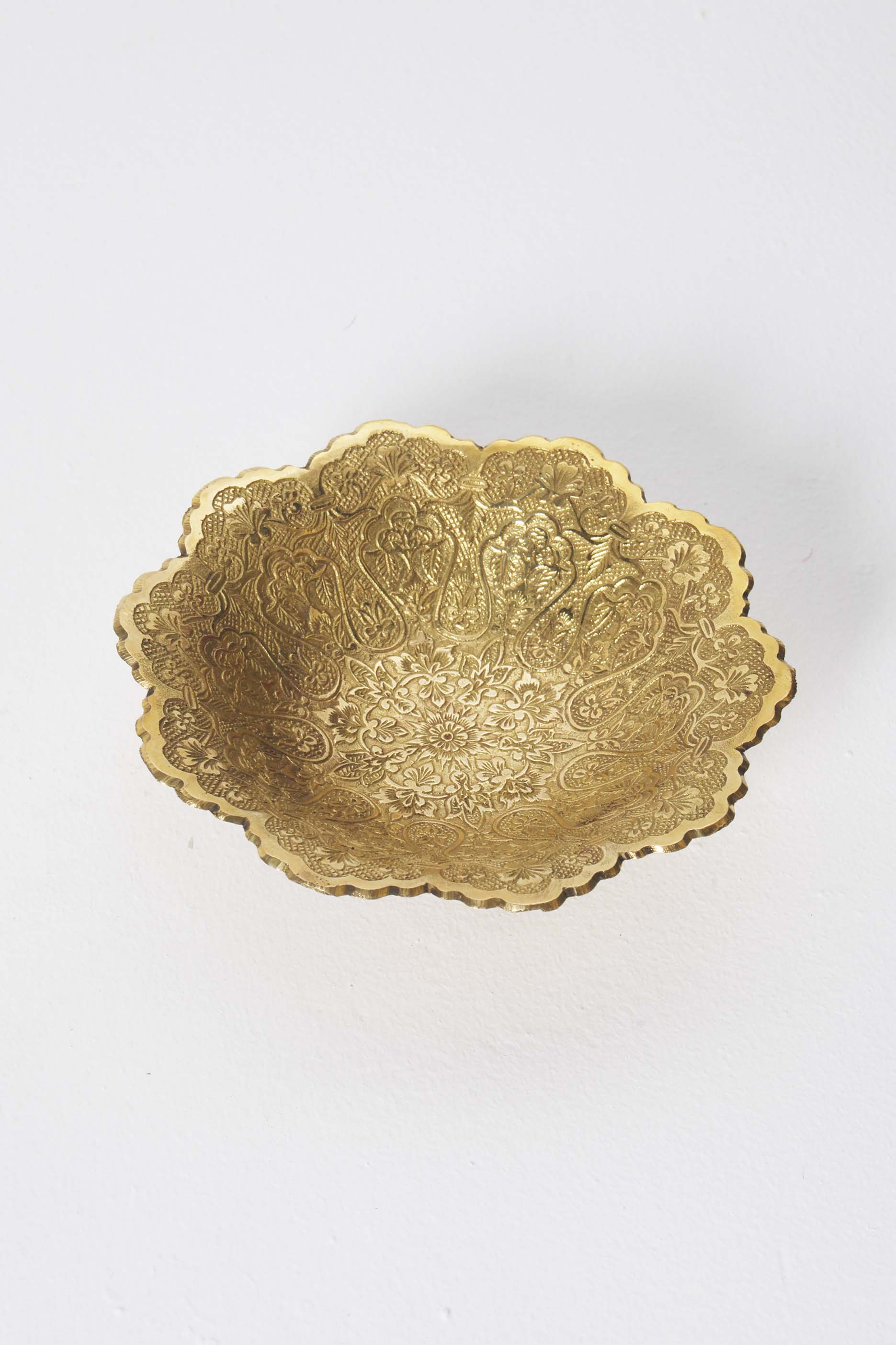 Decorative Gold Fruit Bowl