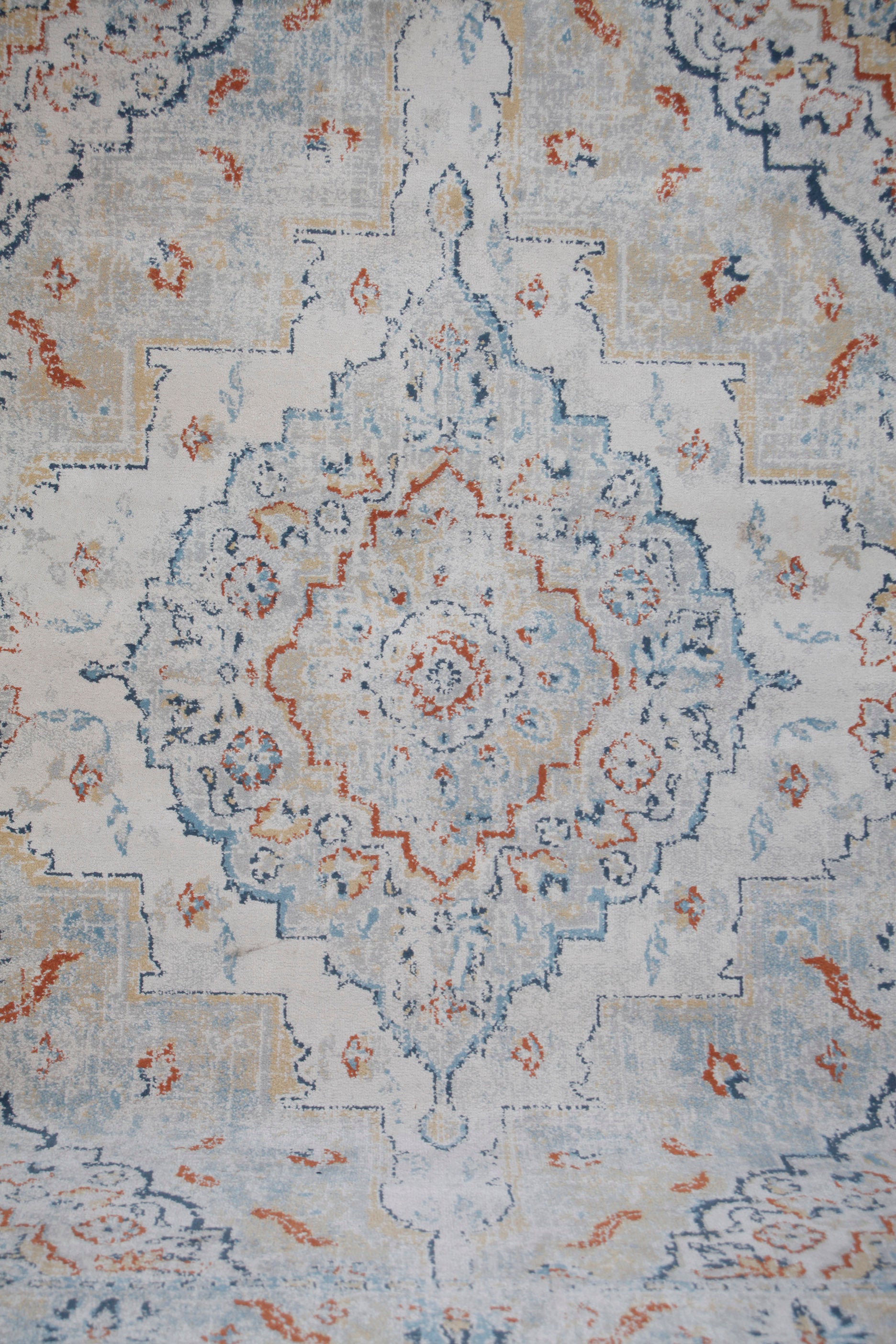 Faded Arabesque Style Rug (160cm x 235cm)