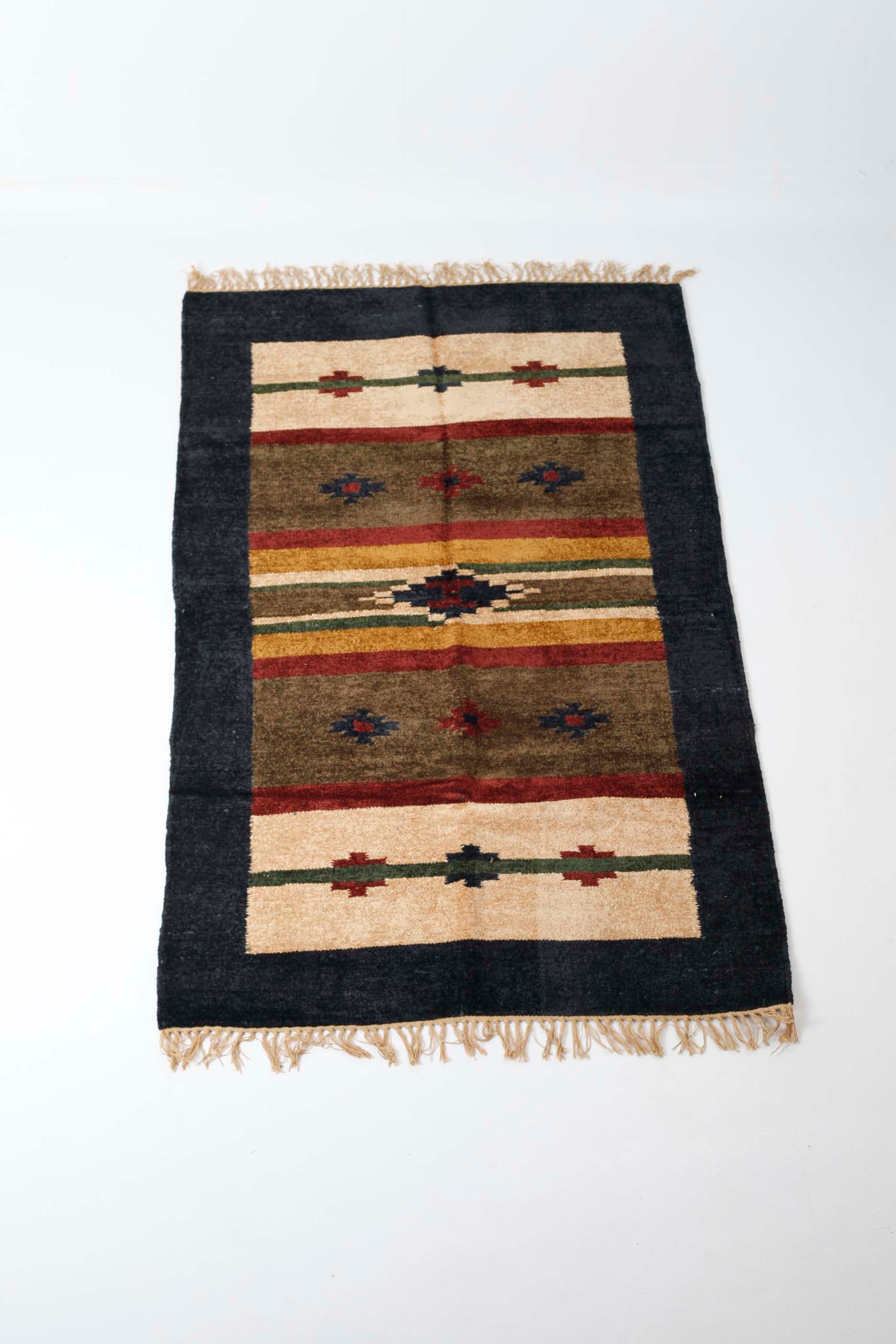 Moroccan Patterned Indoor-Outdoor Rug - 120x180cm