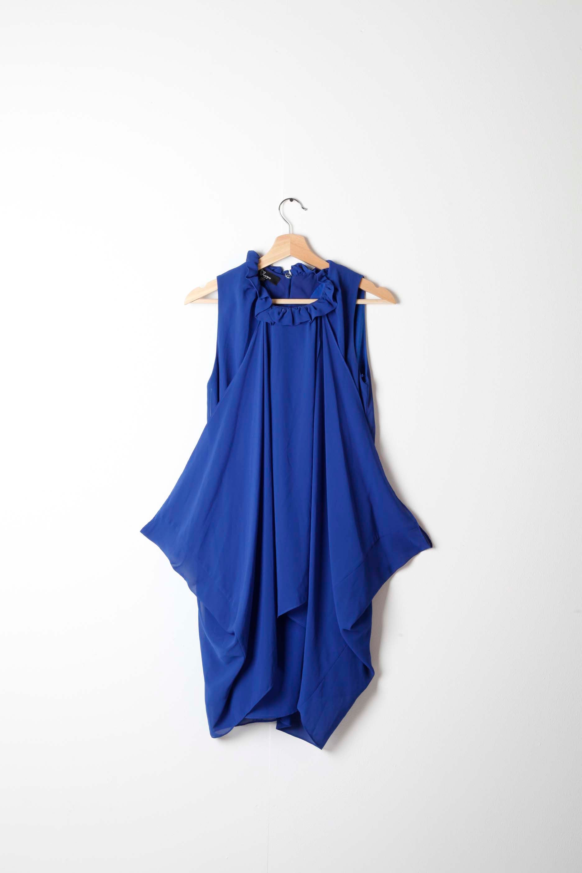 Draped Blue Dress (Eu38)