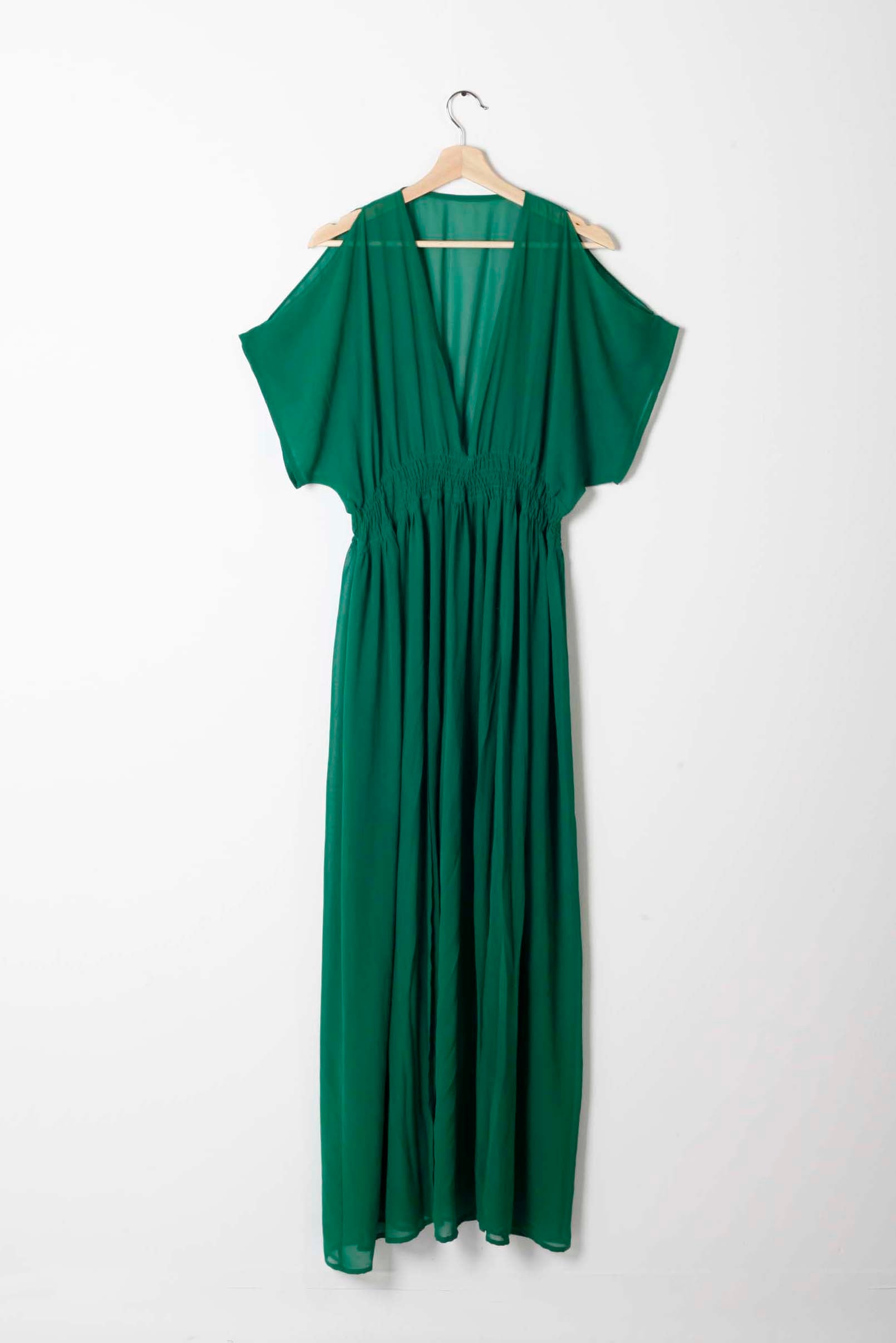 Green Full-Length Kaftan