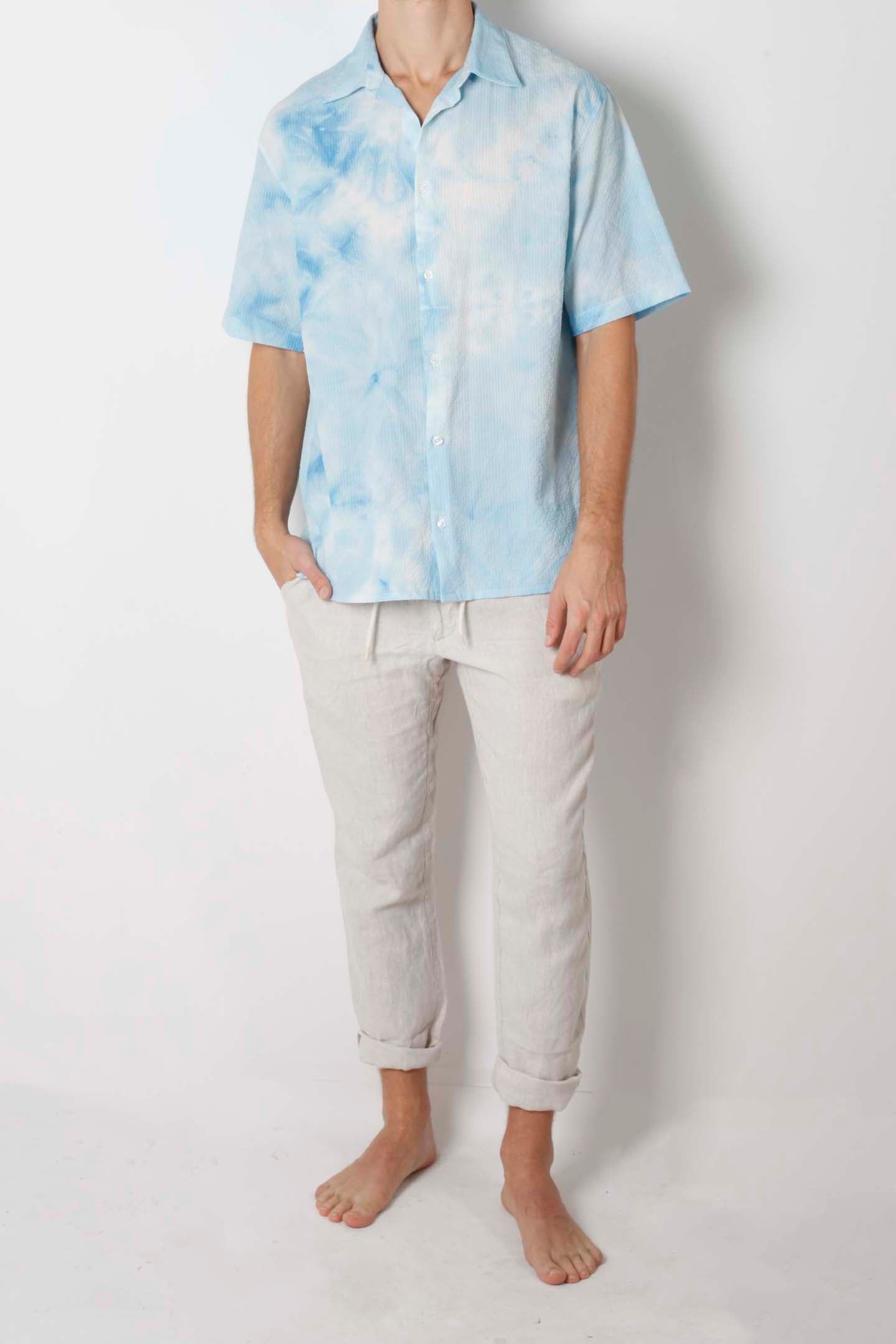 Tie Dye Blue Shirt (Medium)