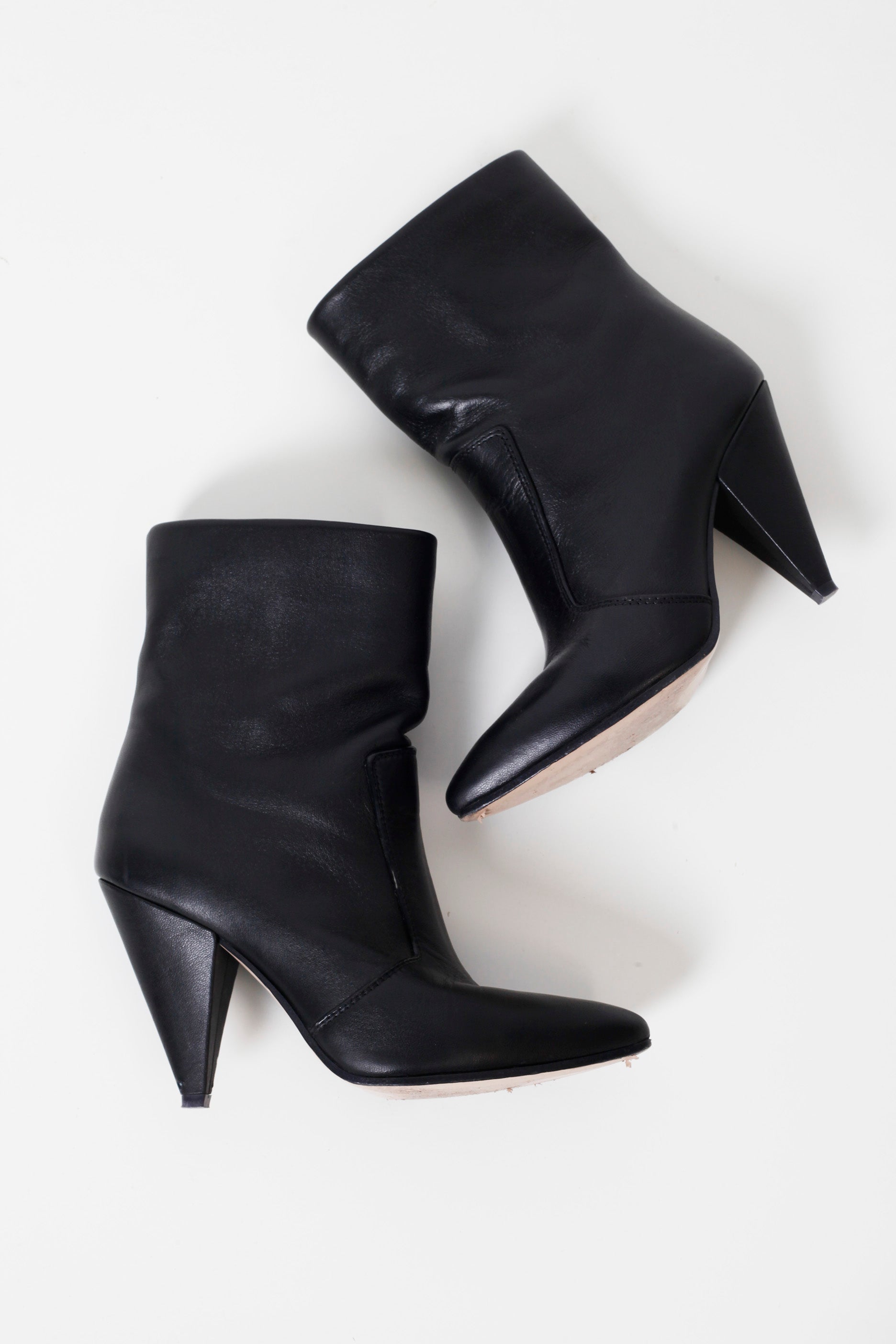 Stuart Weitzman Black Leather Boots