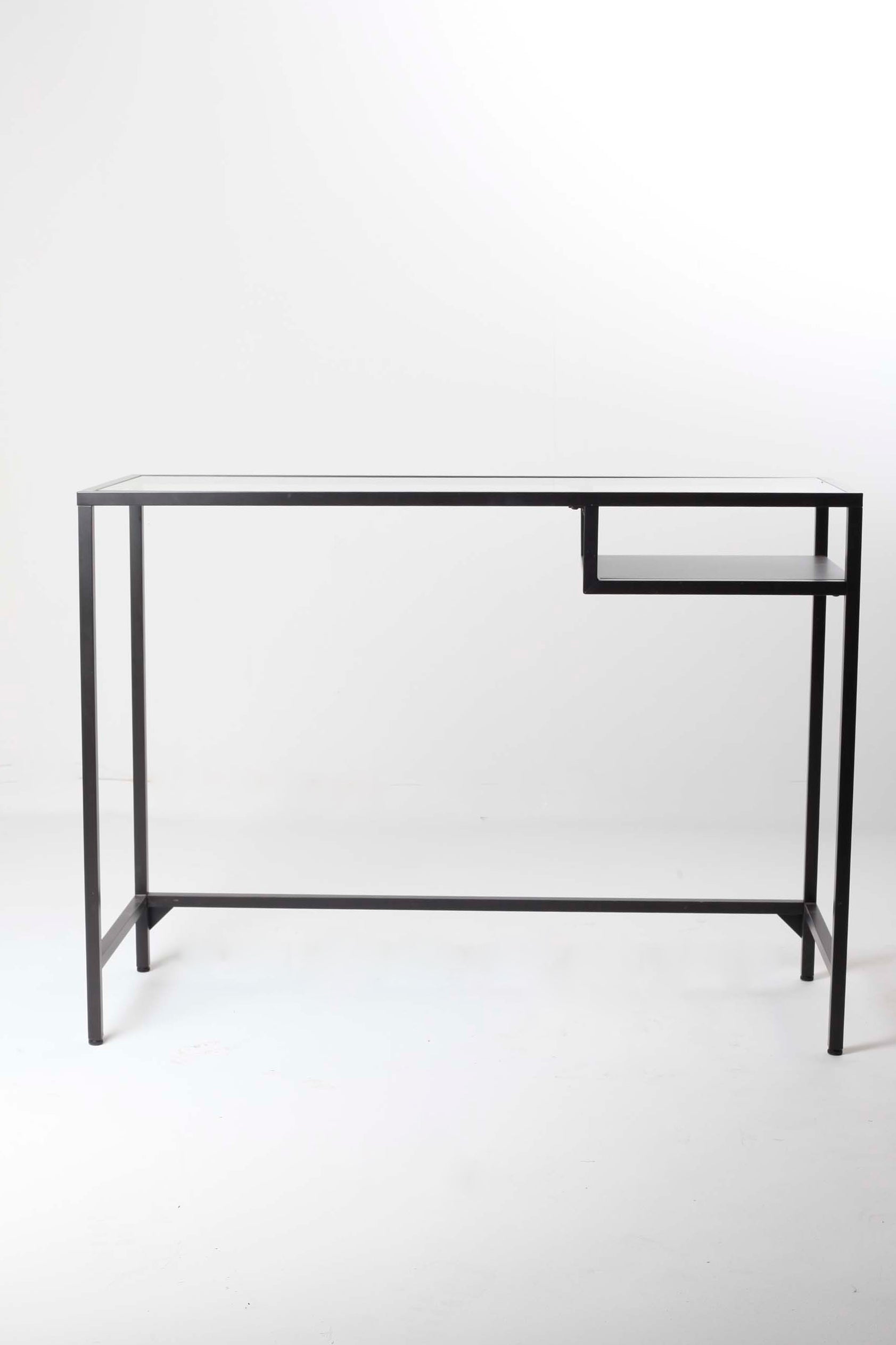 BLACK STEEL ENTRY CONSOLE/DESK