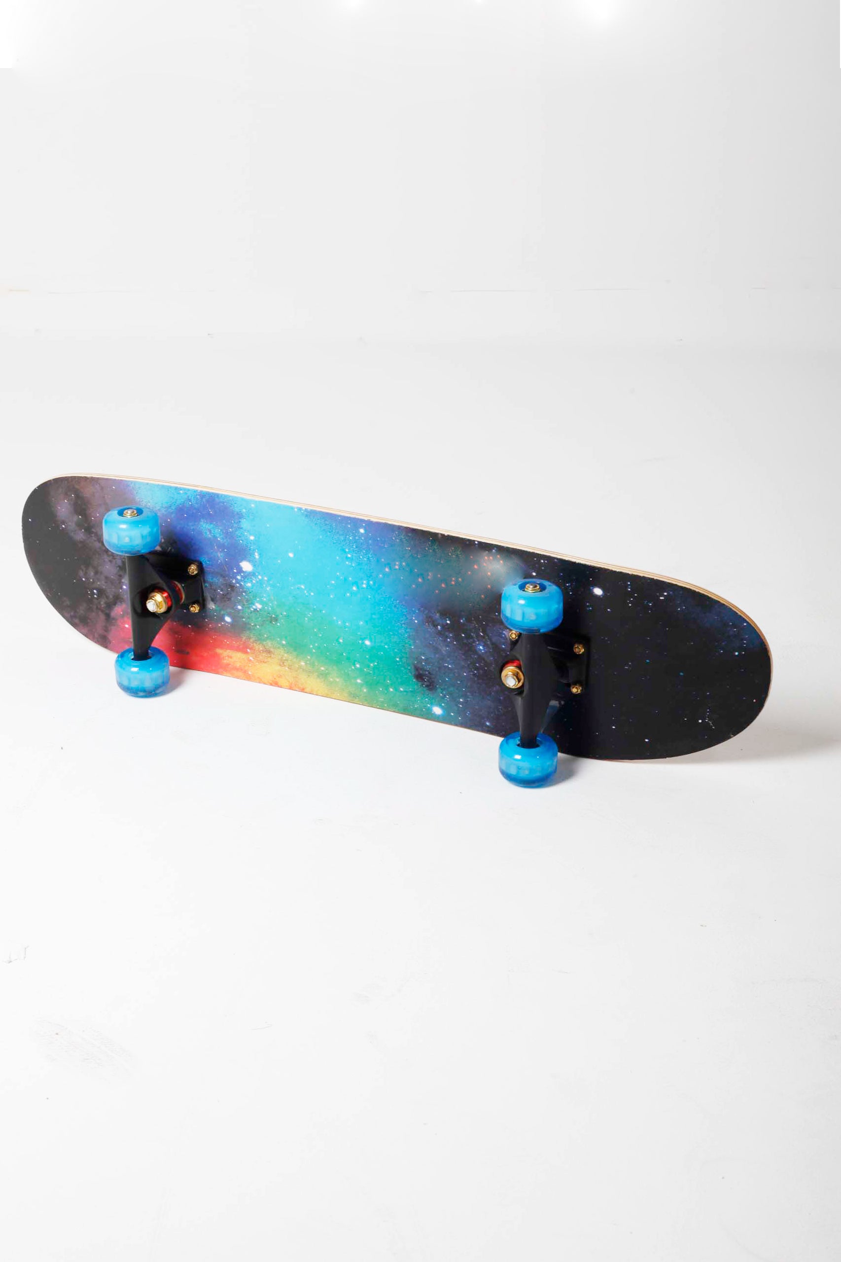 SKATEBOARD WITH GALAXY DESIGN