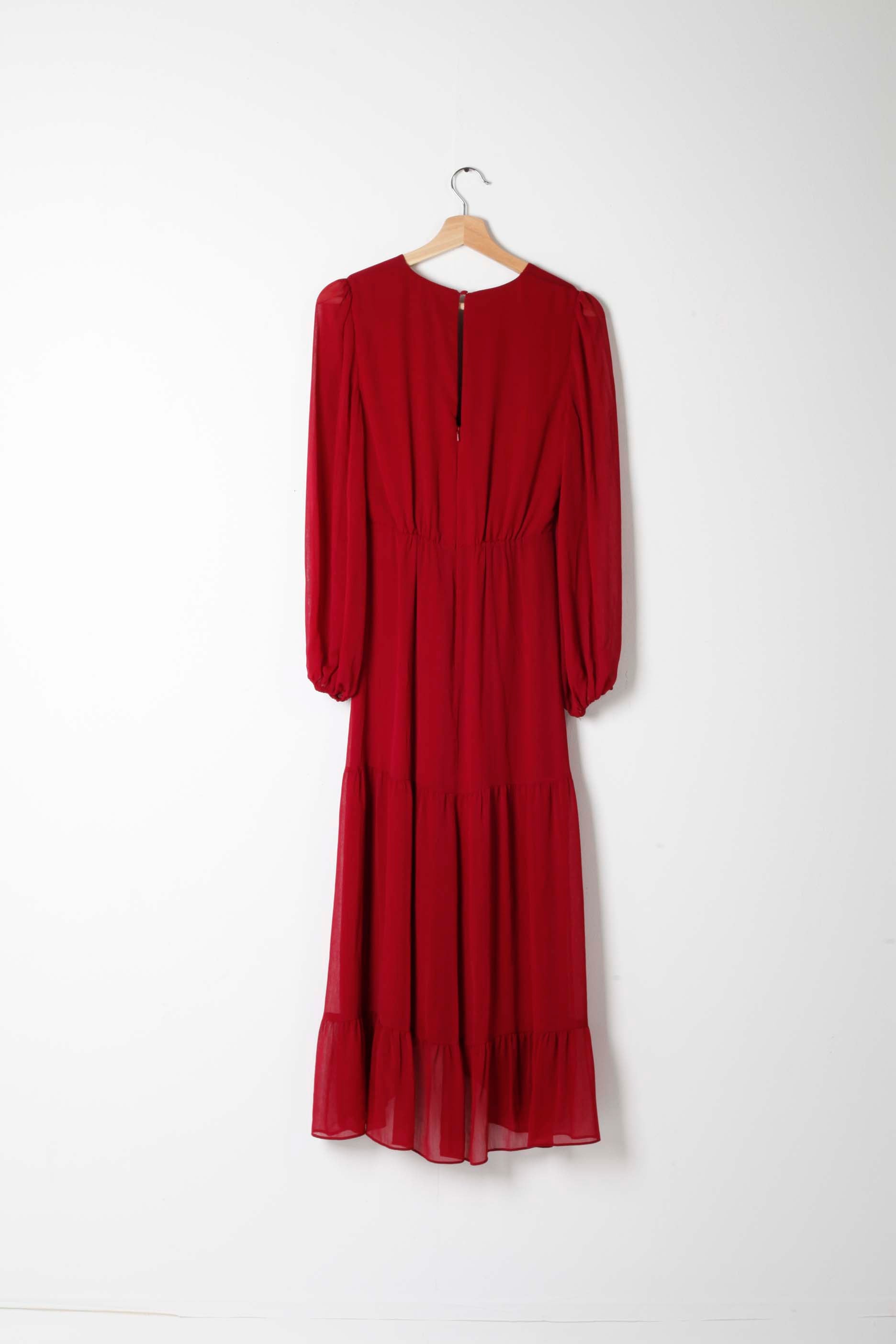 Red Layered Dress