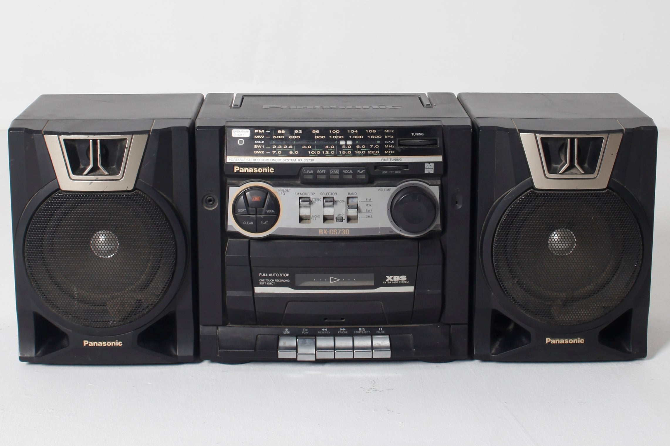 Vintage Tape Player Hi-Fi Boombox