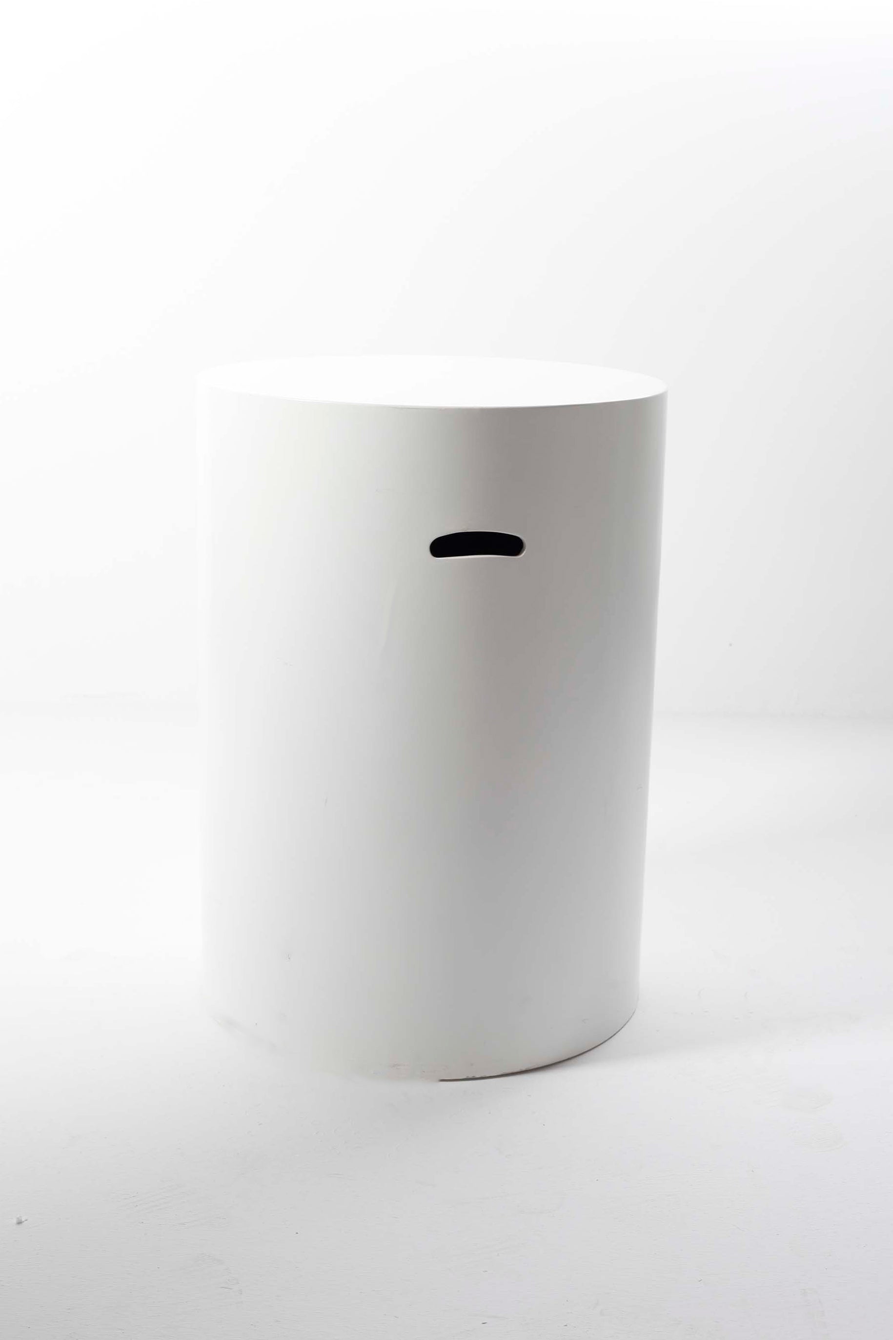 White Circular Plinth