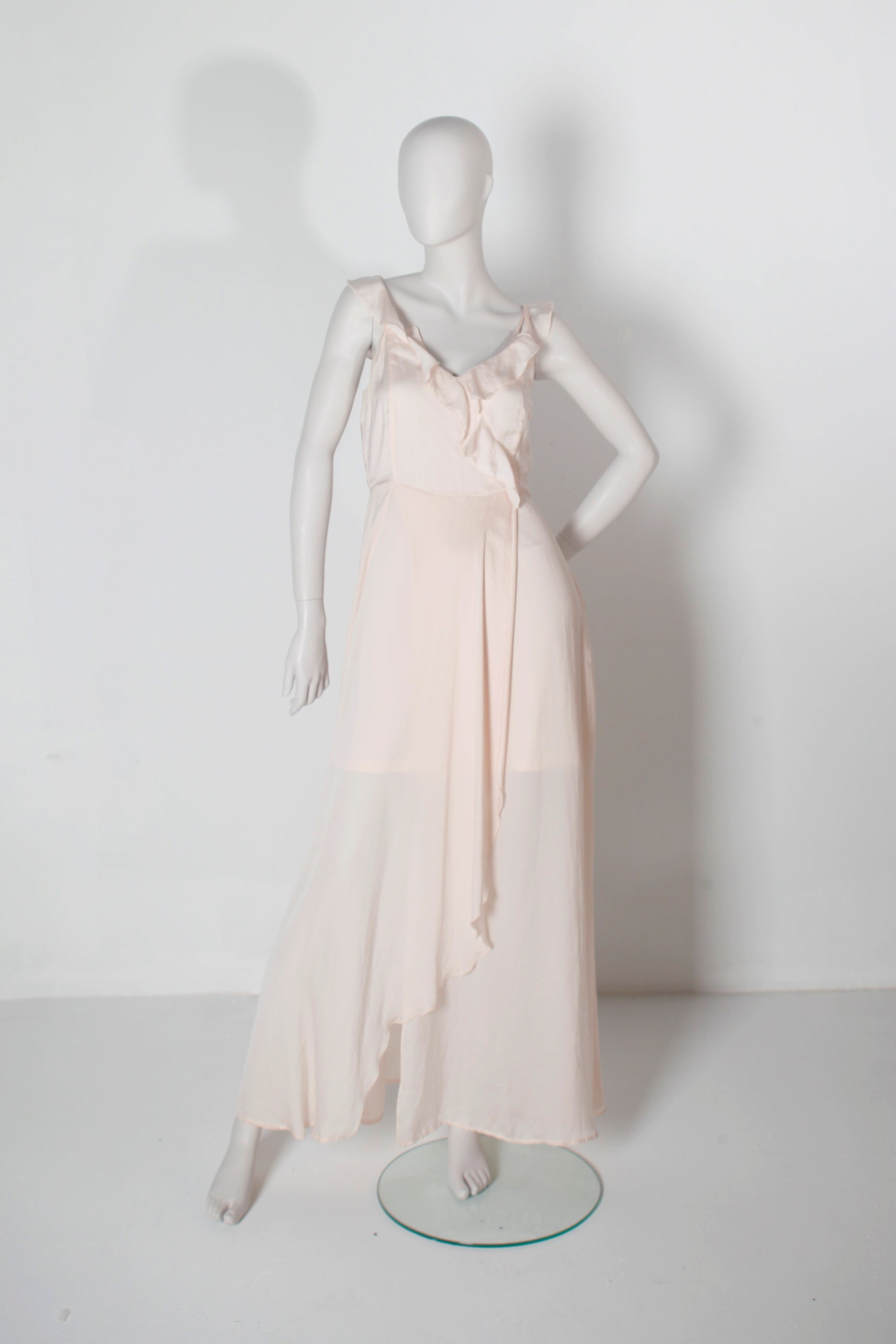 Blush Pink Maxi Dress (Eu38)