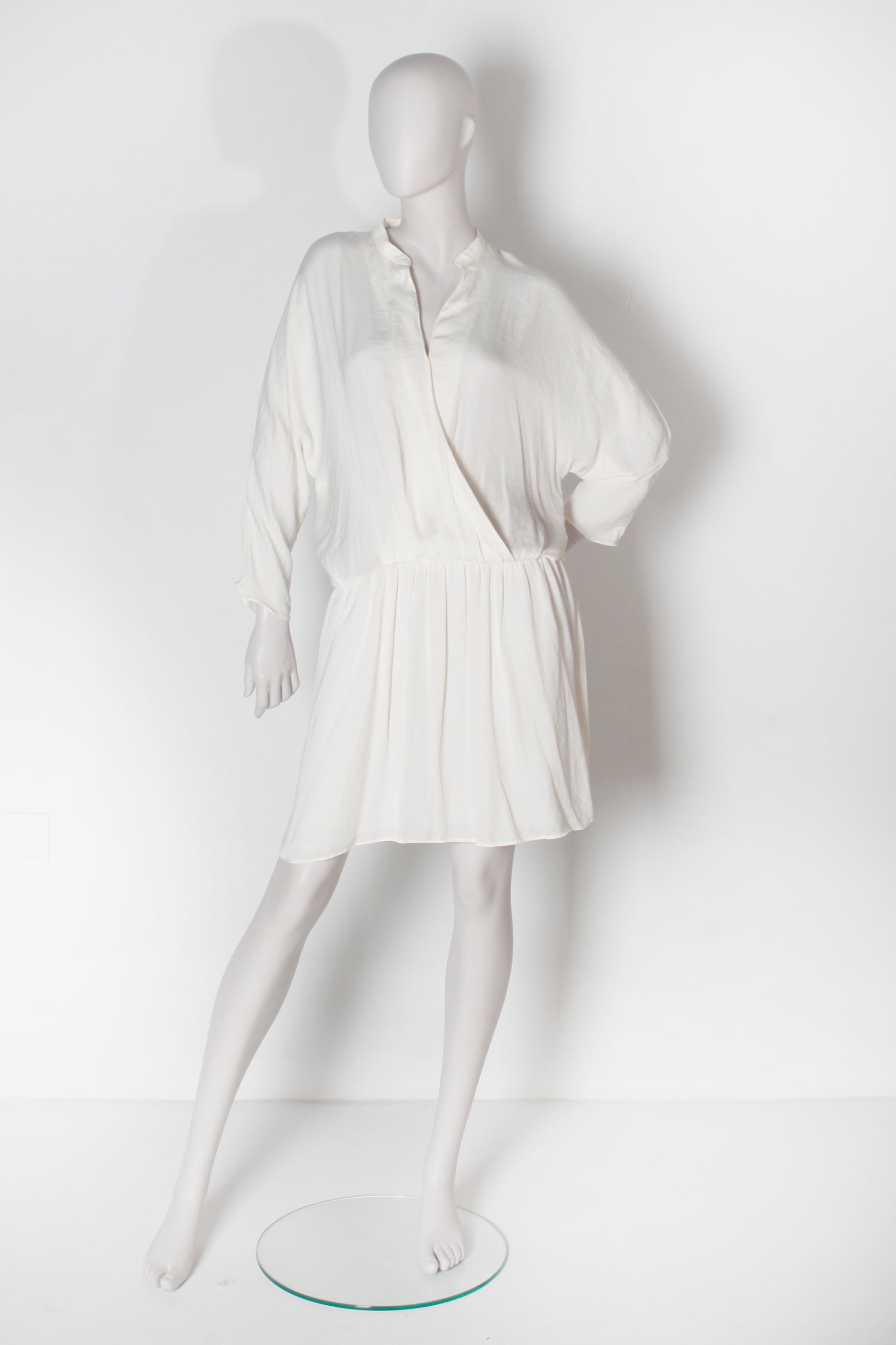 White Drop-Waist Dress (M/L)