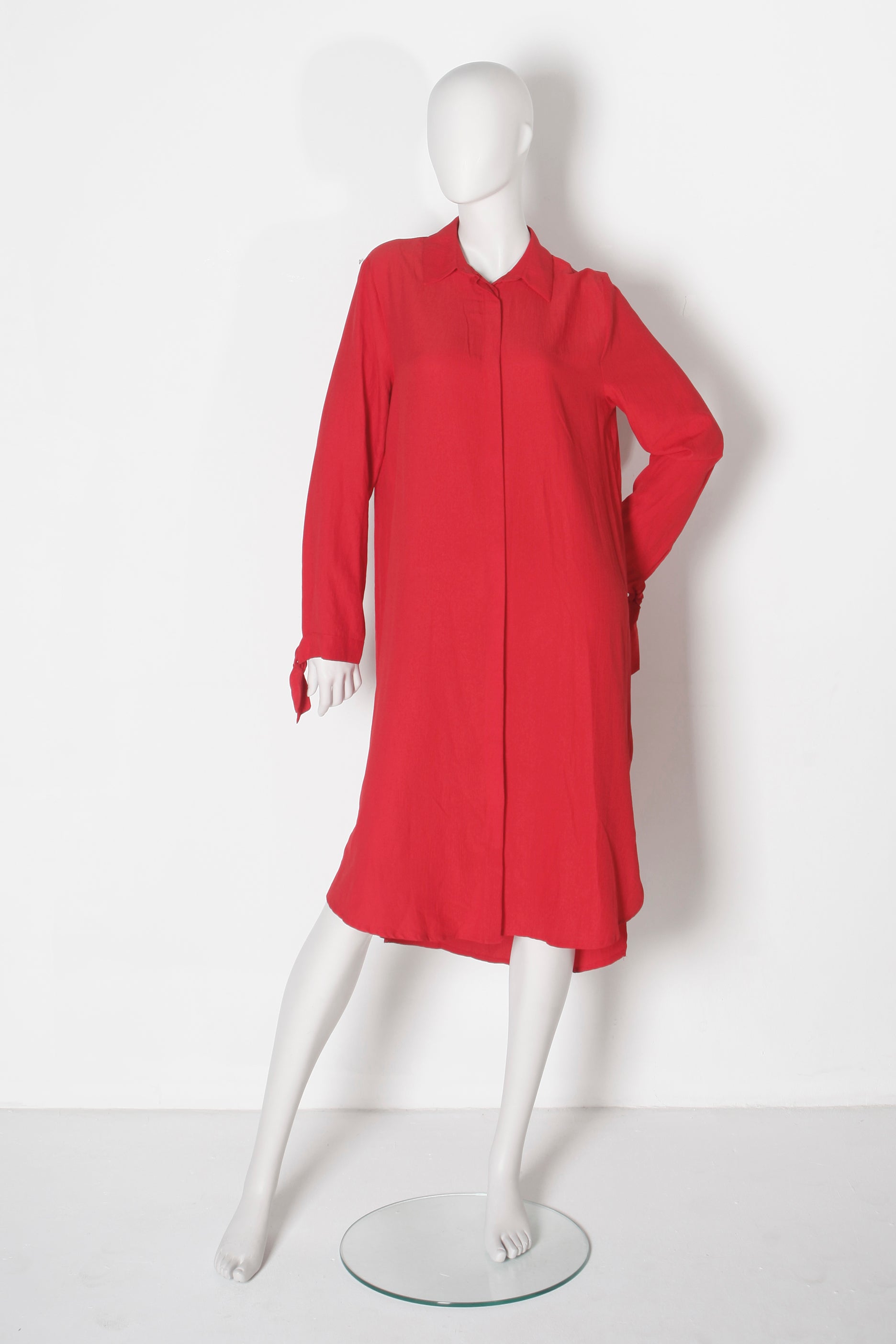 Red Shirt Dress (medium)