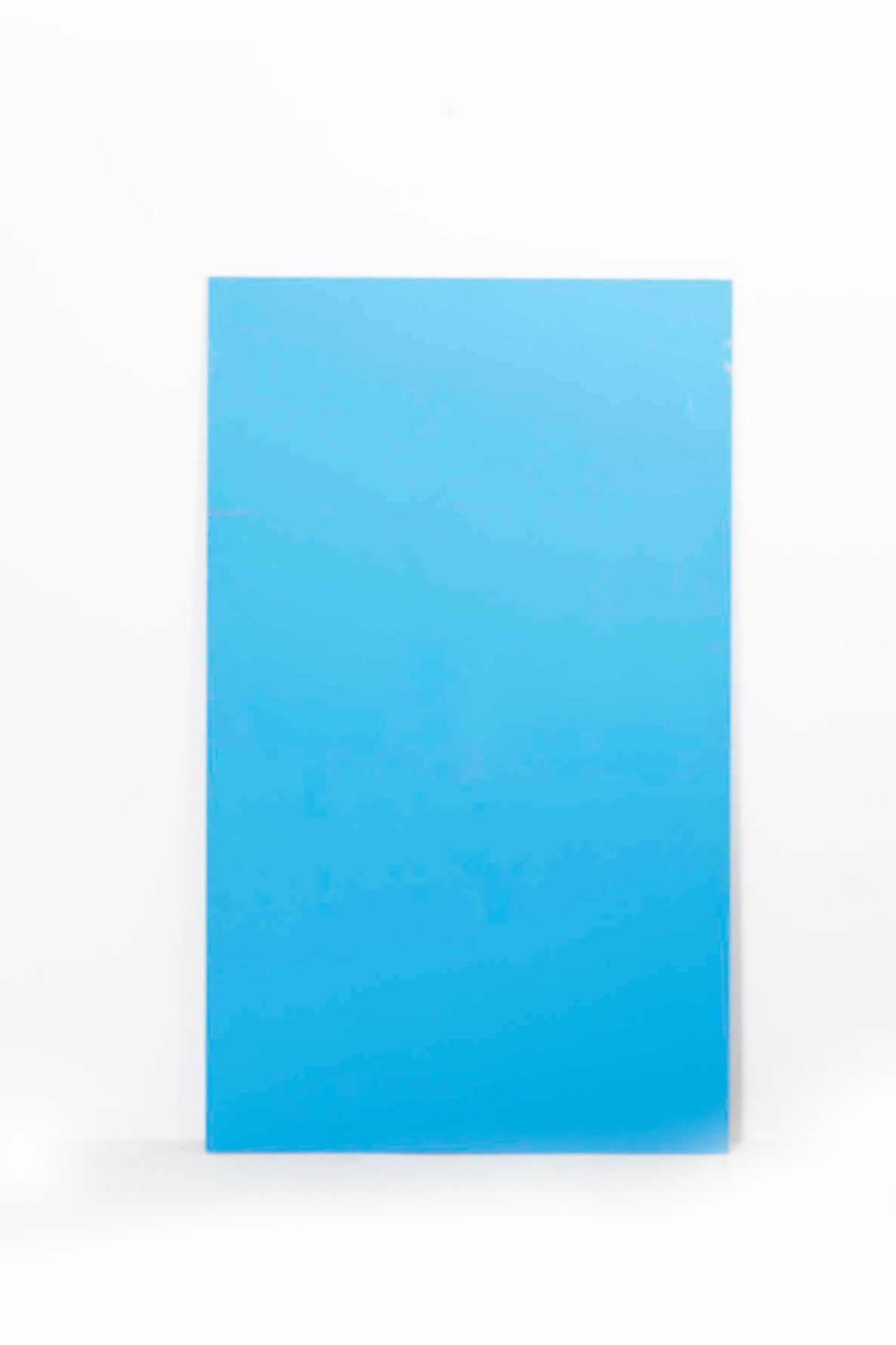 Large Blue Wooden Rectangular Panel
