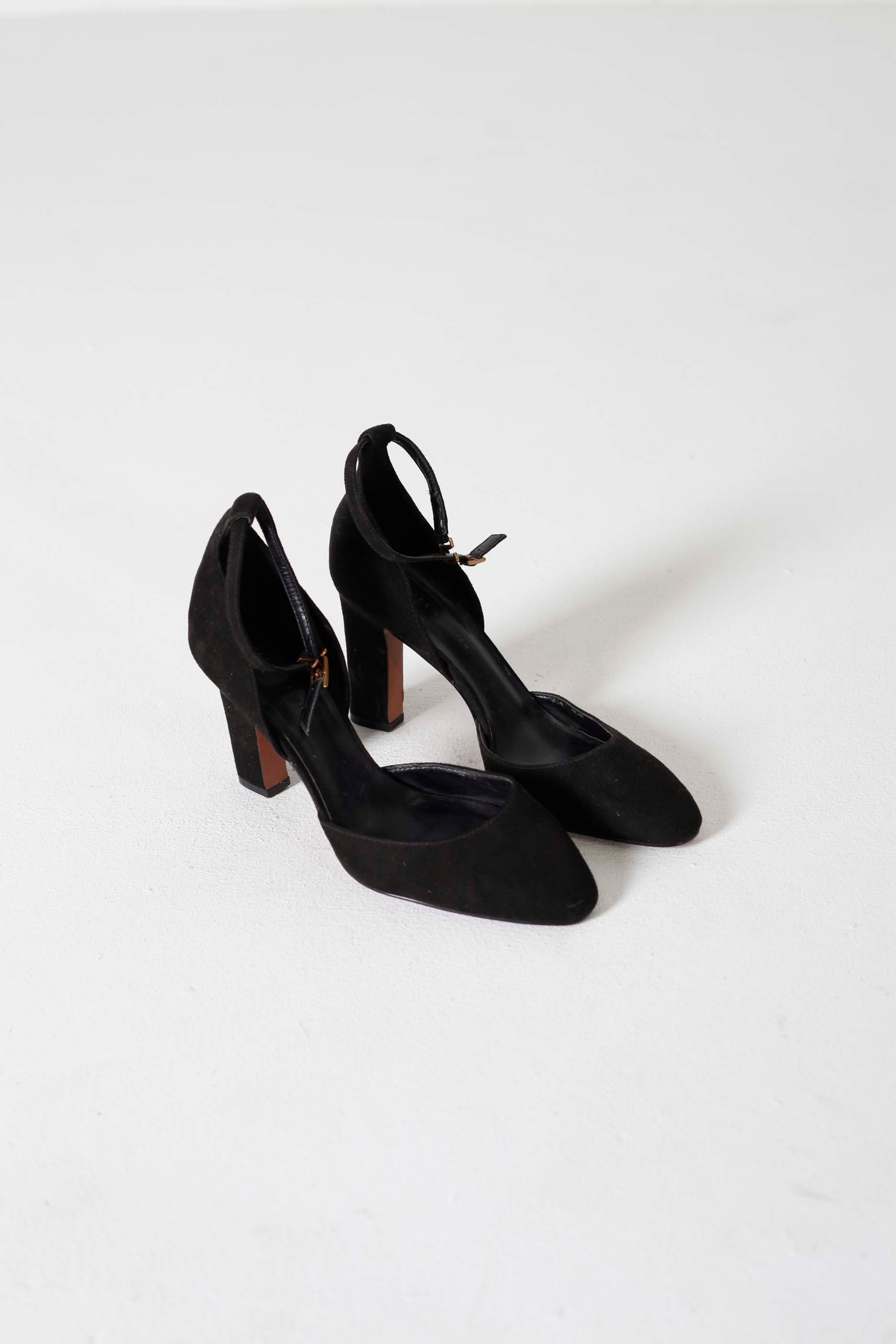 Black Velvet Heels (Eu38)