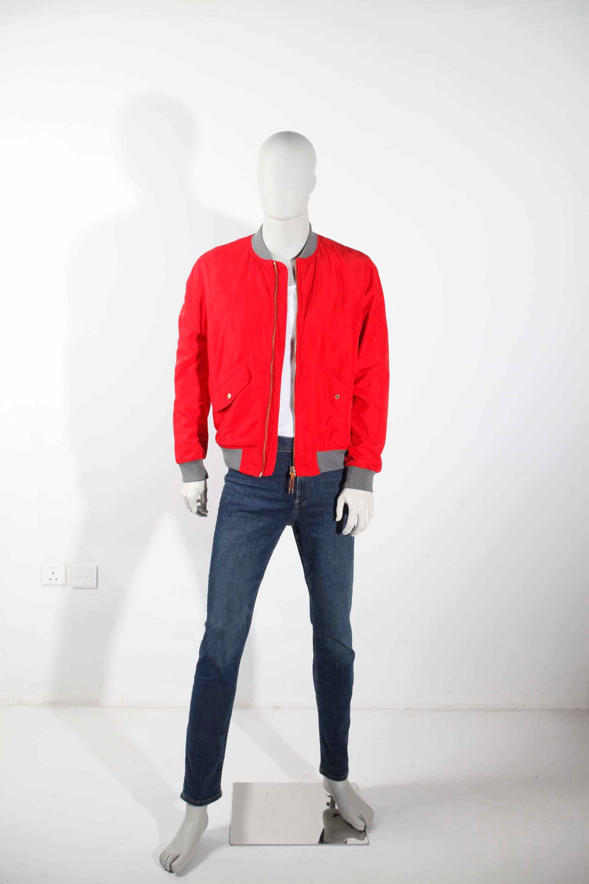 Red Bomber Jacket (medium)