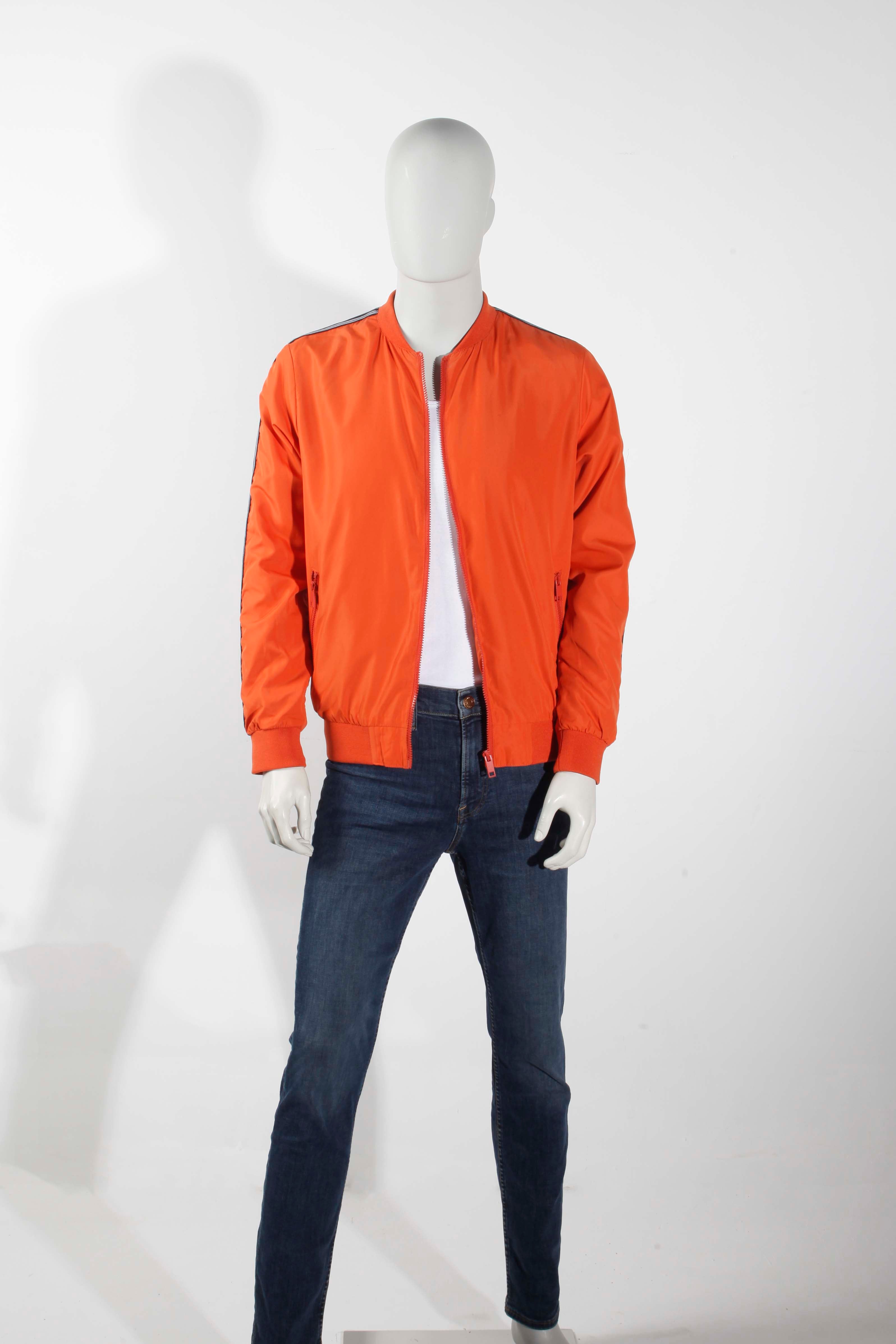 Orange Bomber Jacket (Medium)