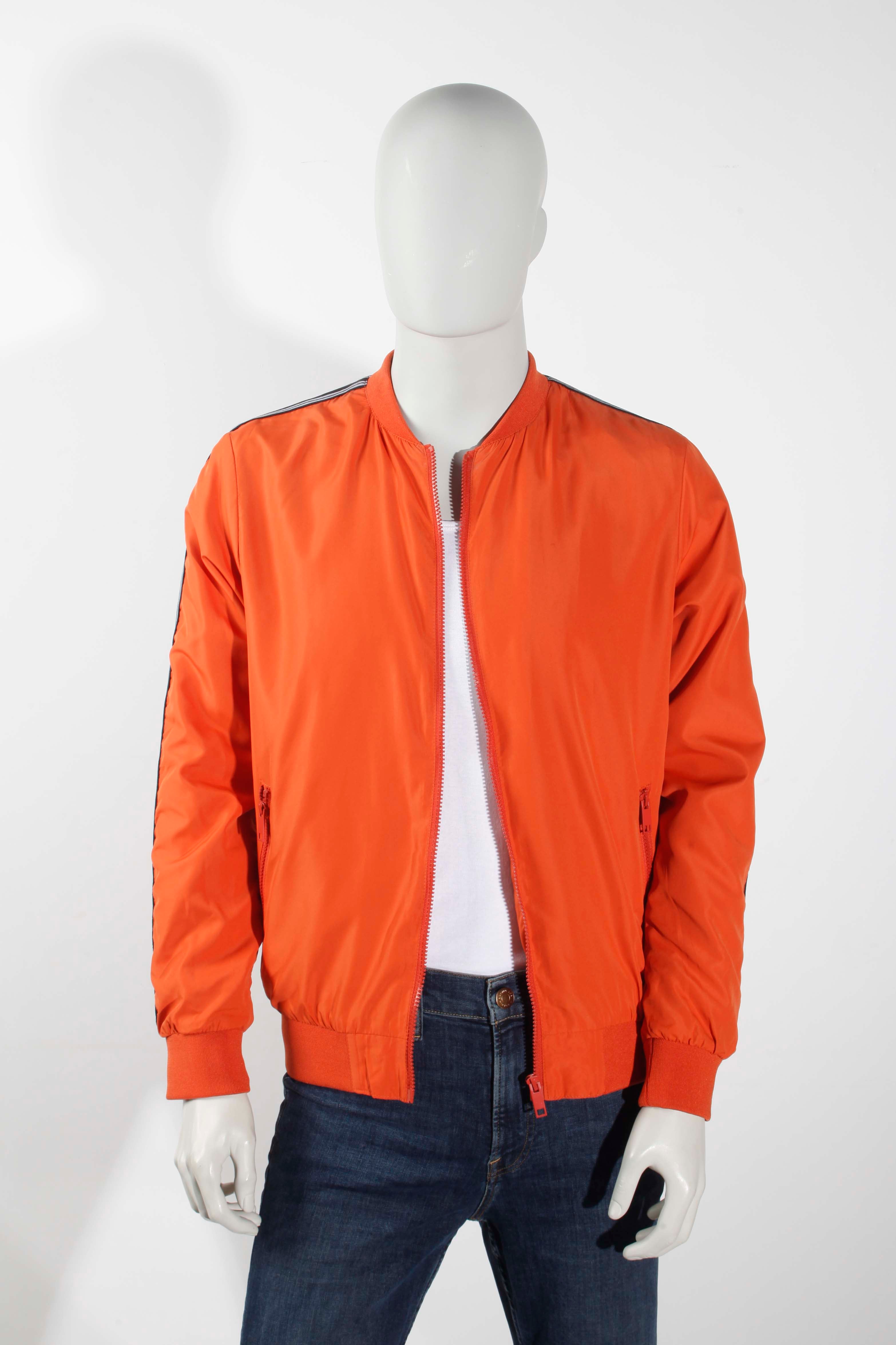 Orange Bomber Jacket (Medium)