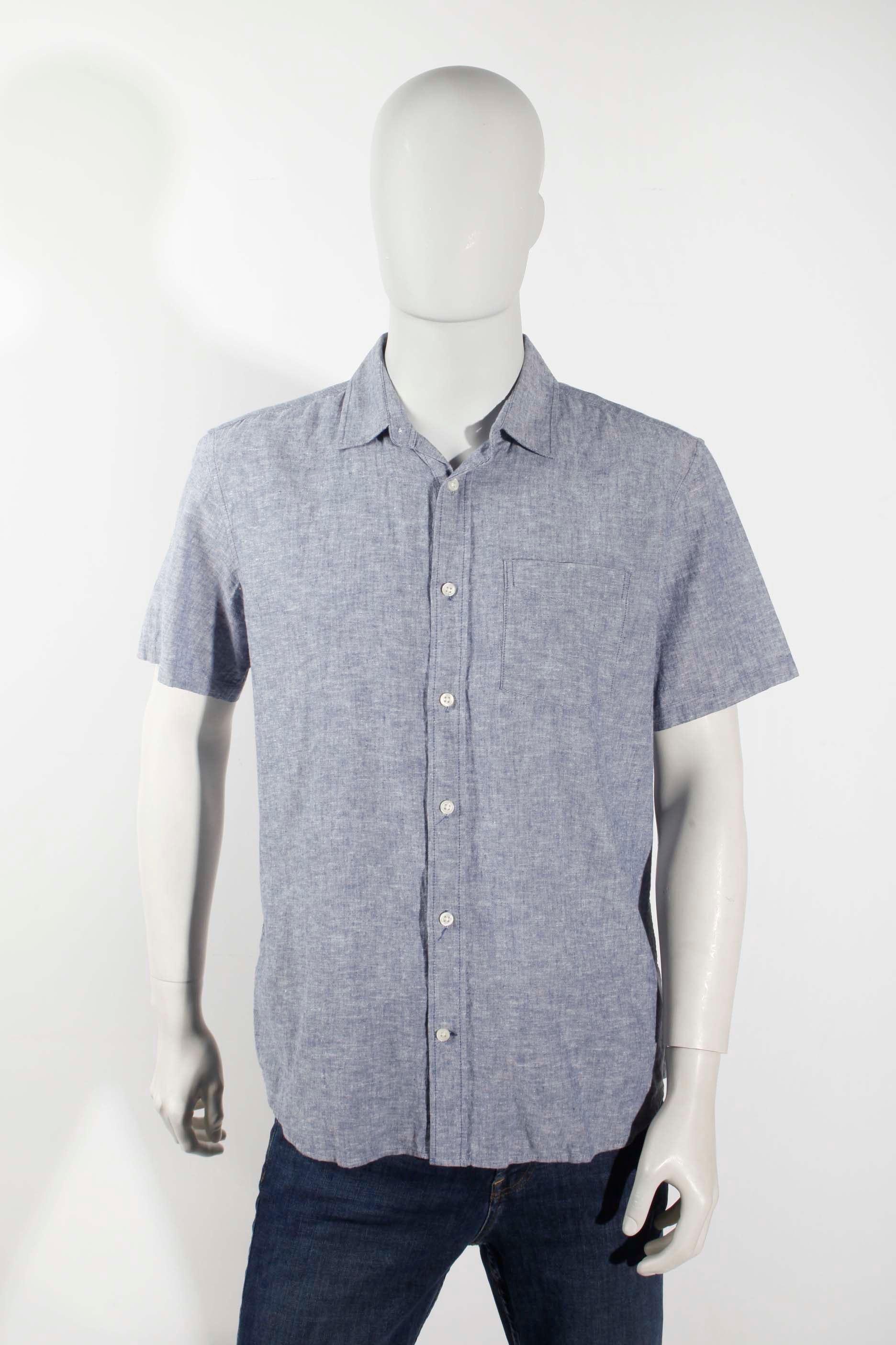 Grey Short-Sleeved Shirt (Large)