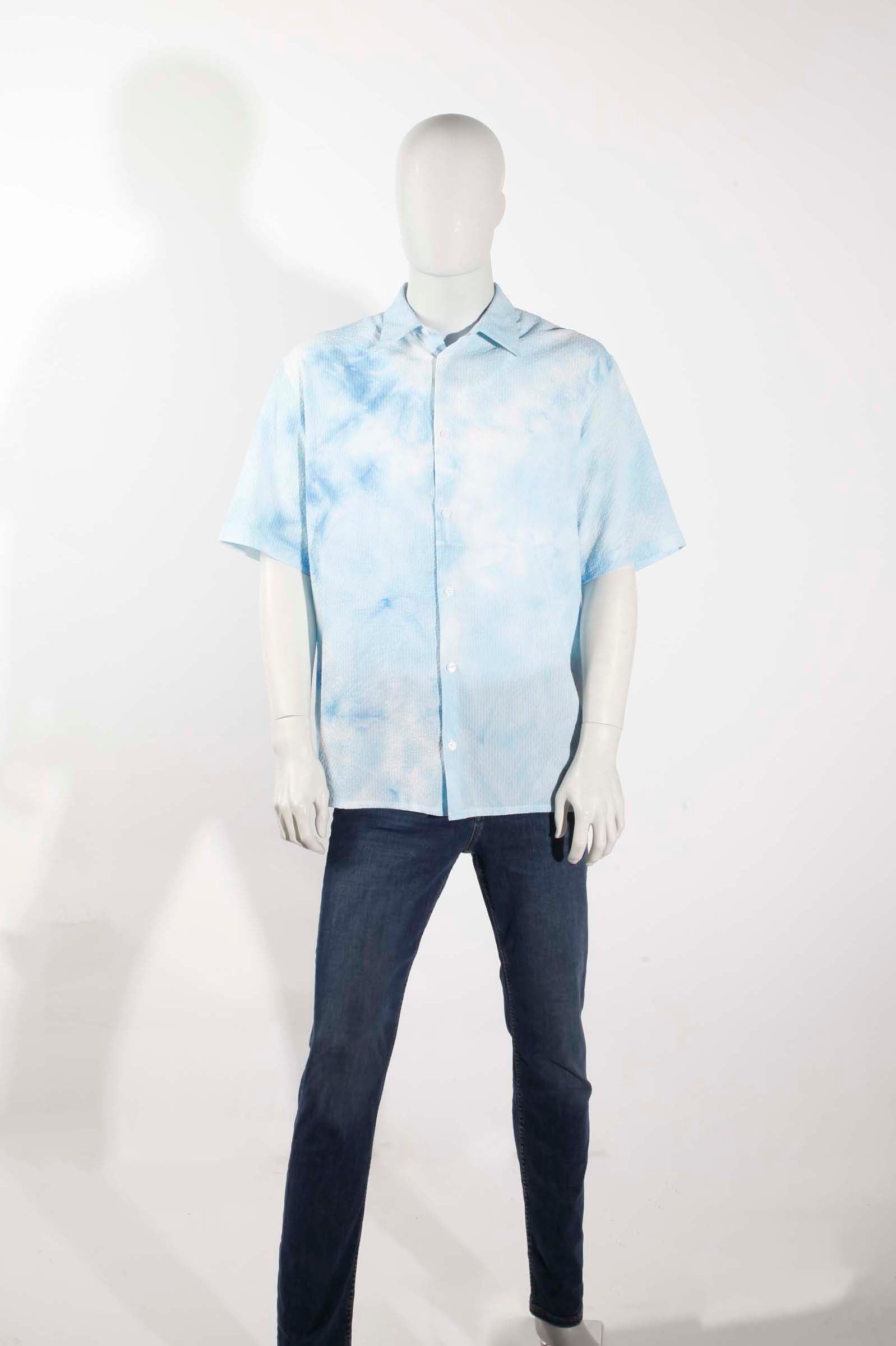 Tie Dye Blue Shirt (Medium)